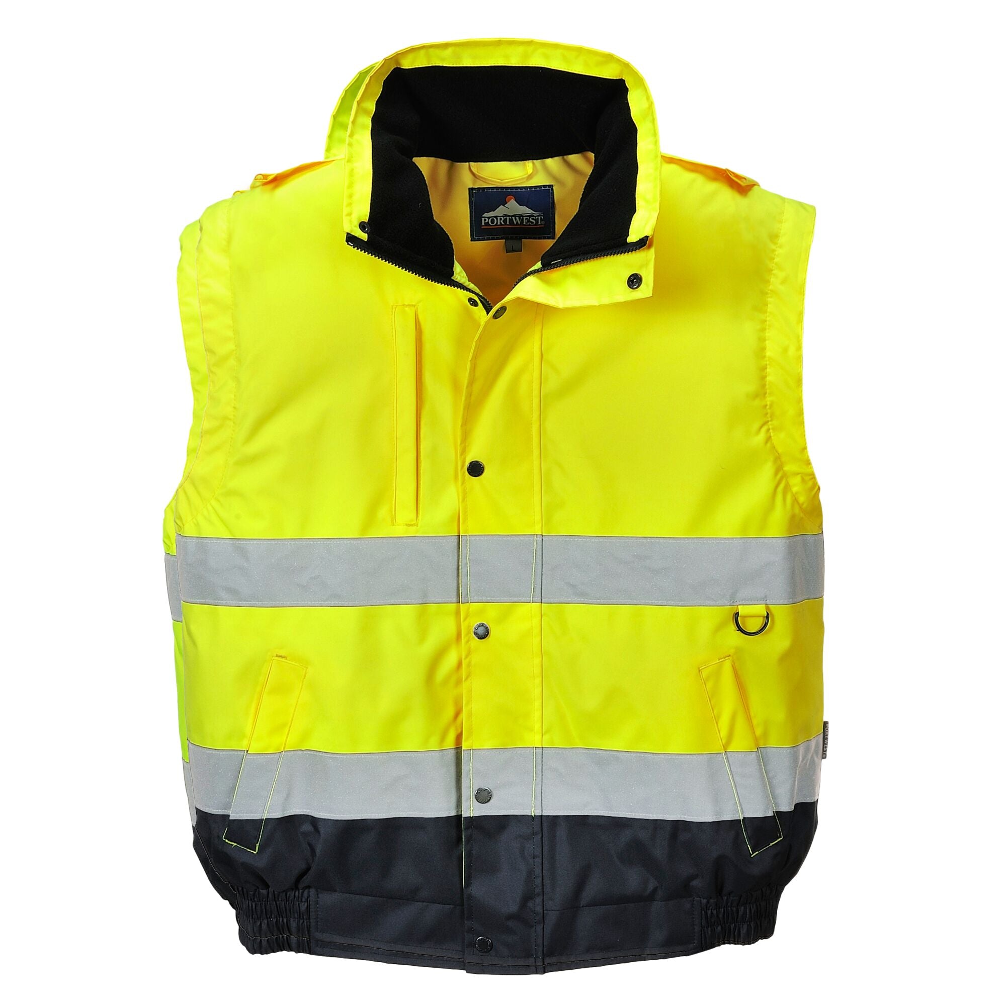 Hi-Vis 2-in-1 Bomberjack - Geel - opname 2