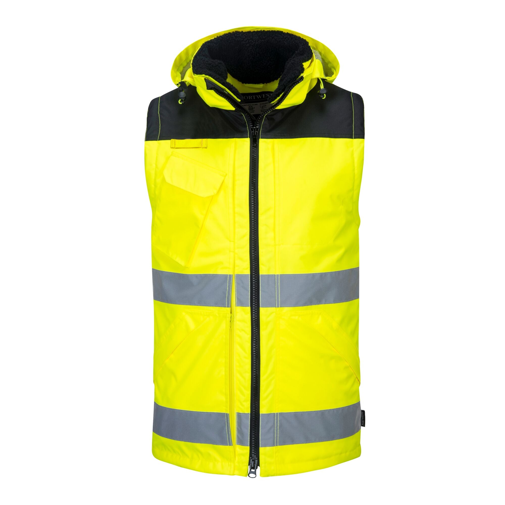Pro Hi-Vis 3-in-1 jack - Geel/Zwart - opname 3