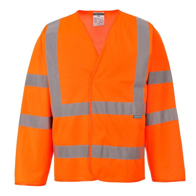 Hi-Vis Band and Brace Jacket L/S - Orange