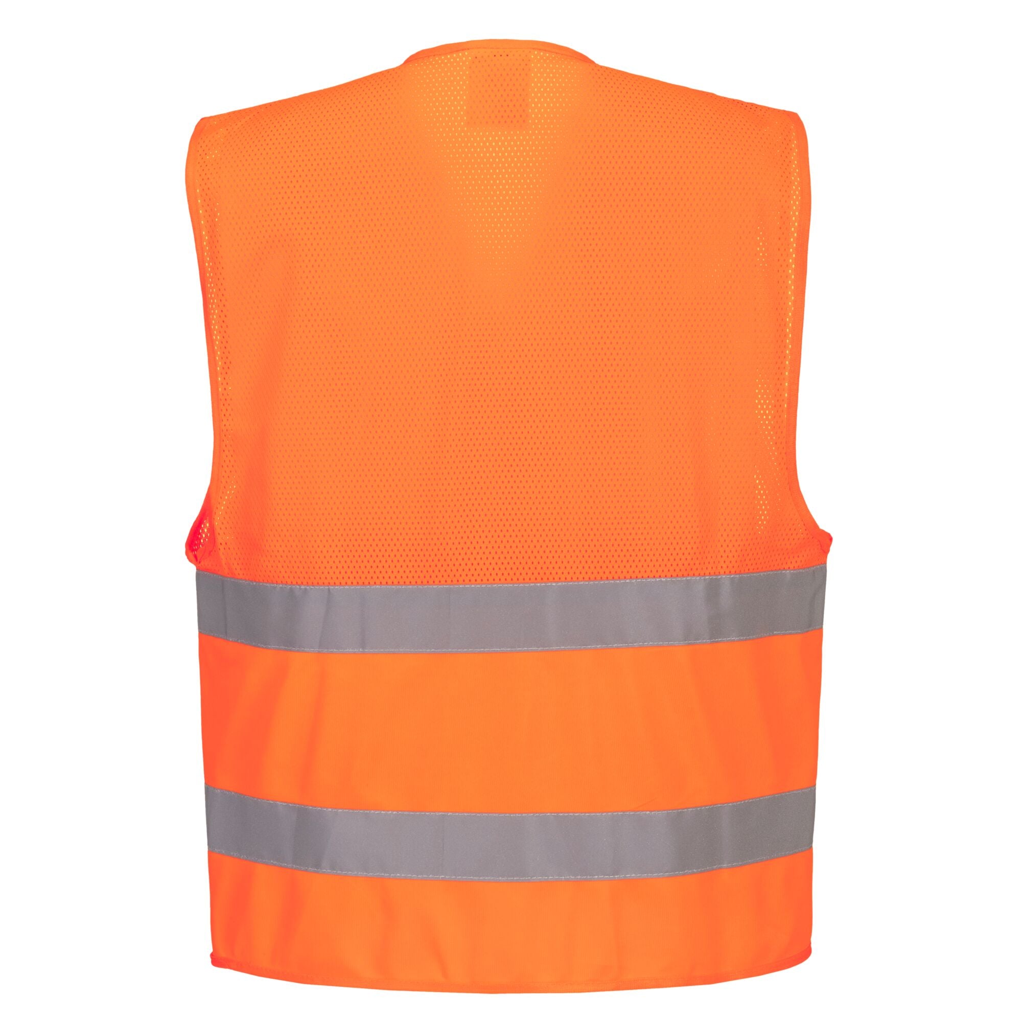 Hi-Vis Half Meshvest - Oranje - achterkant