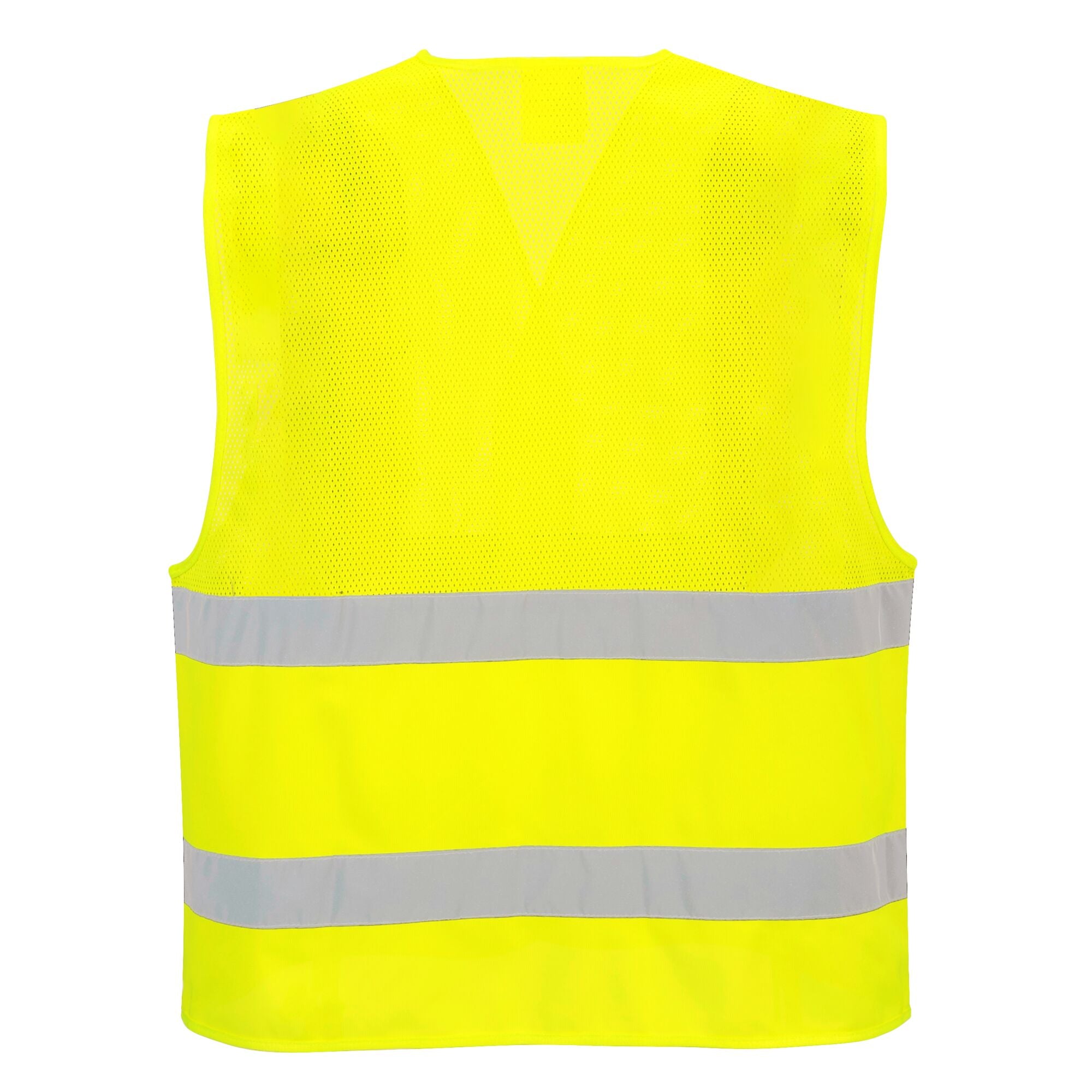 Hi-Vis Half Meshvest - Geel - achterkant