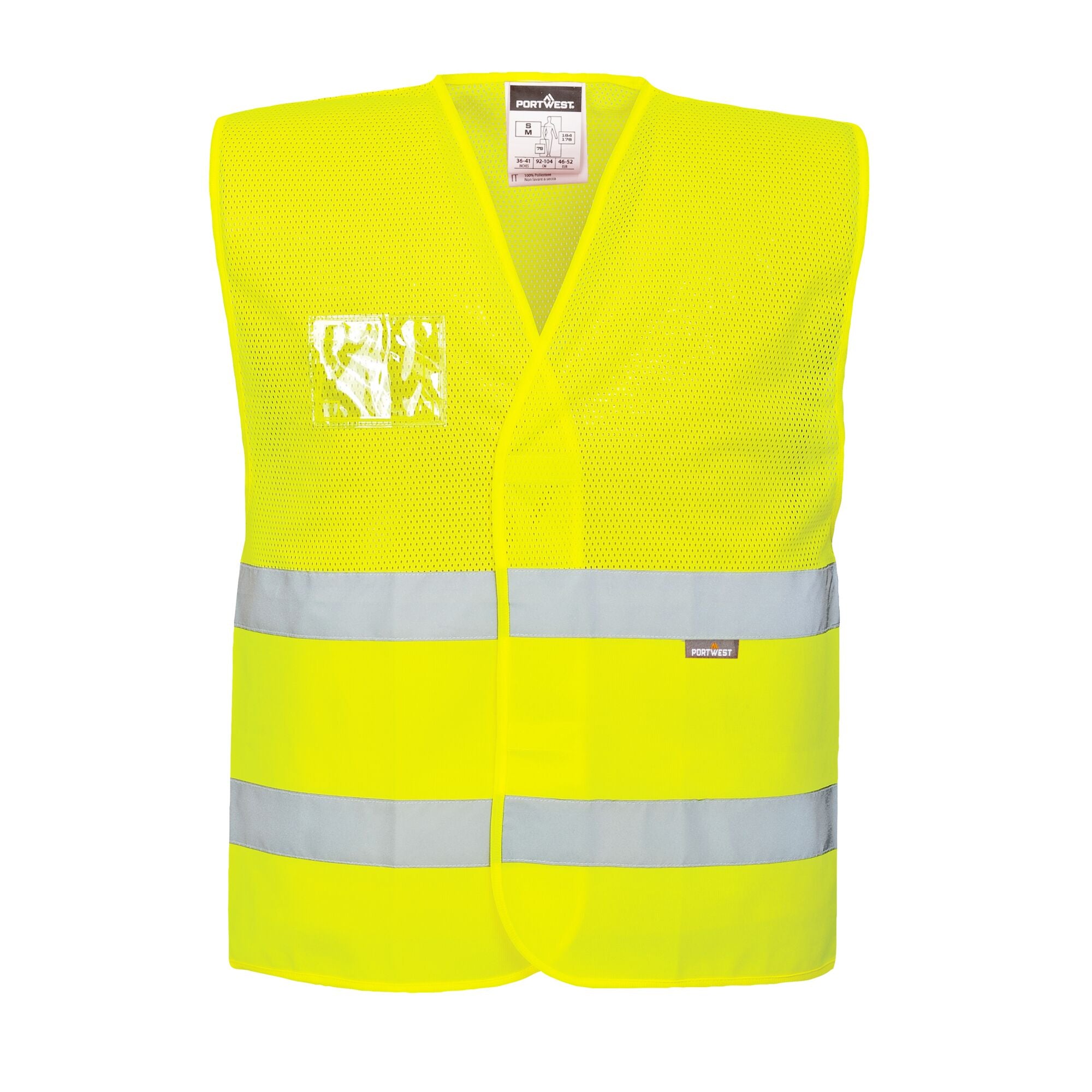 Hi-Vis Half Meshvest - Geel