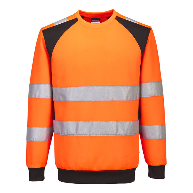WX2 Eco Hi-Vis Sweatshirt - Orange/Black