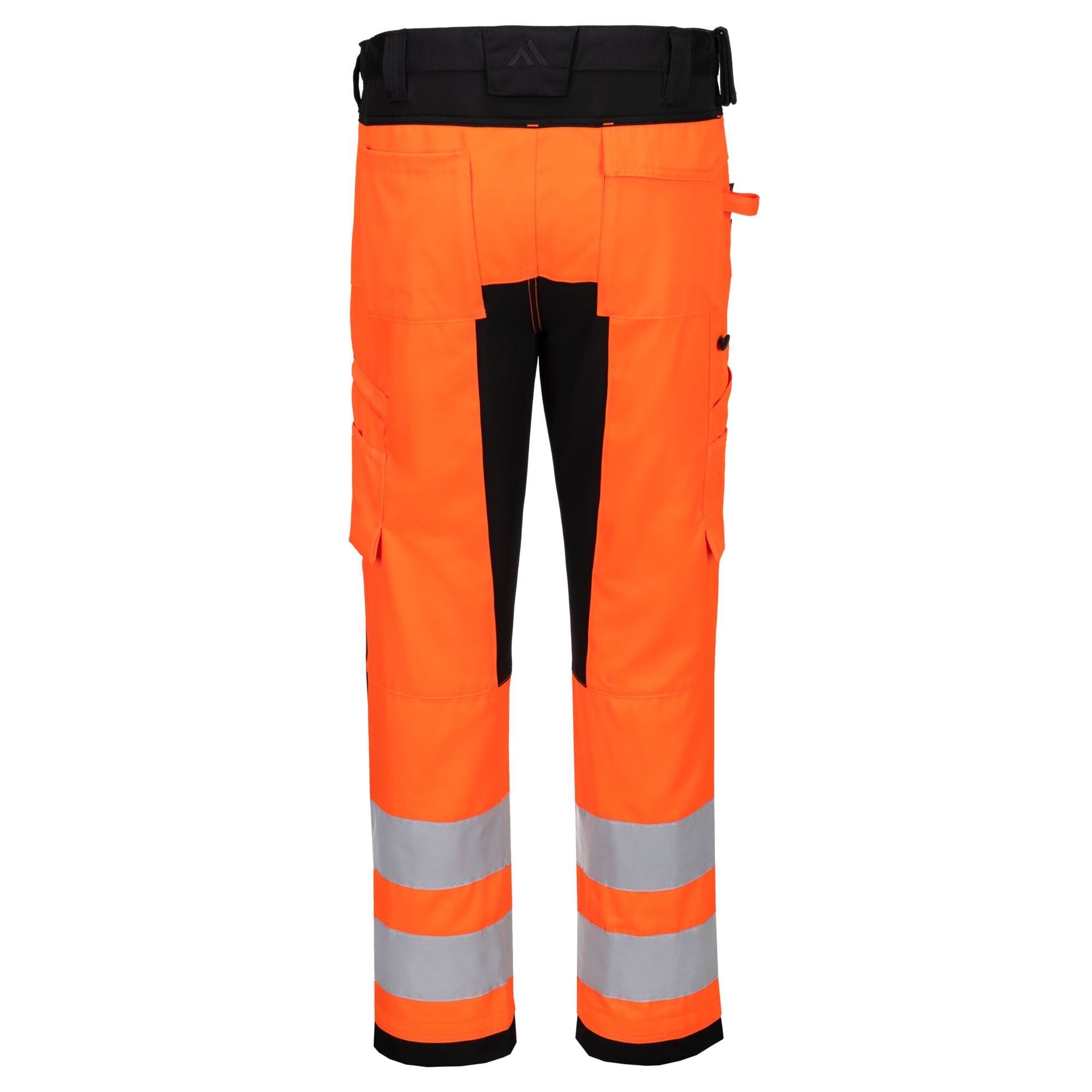 WX2 Eco Stretch Broek - Oranje/Zwart - achterkant
