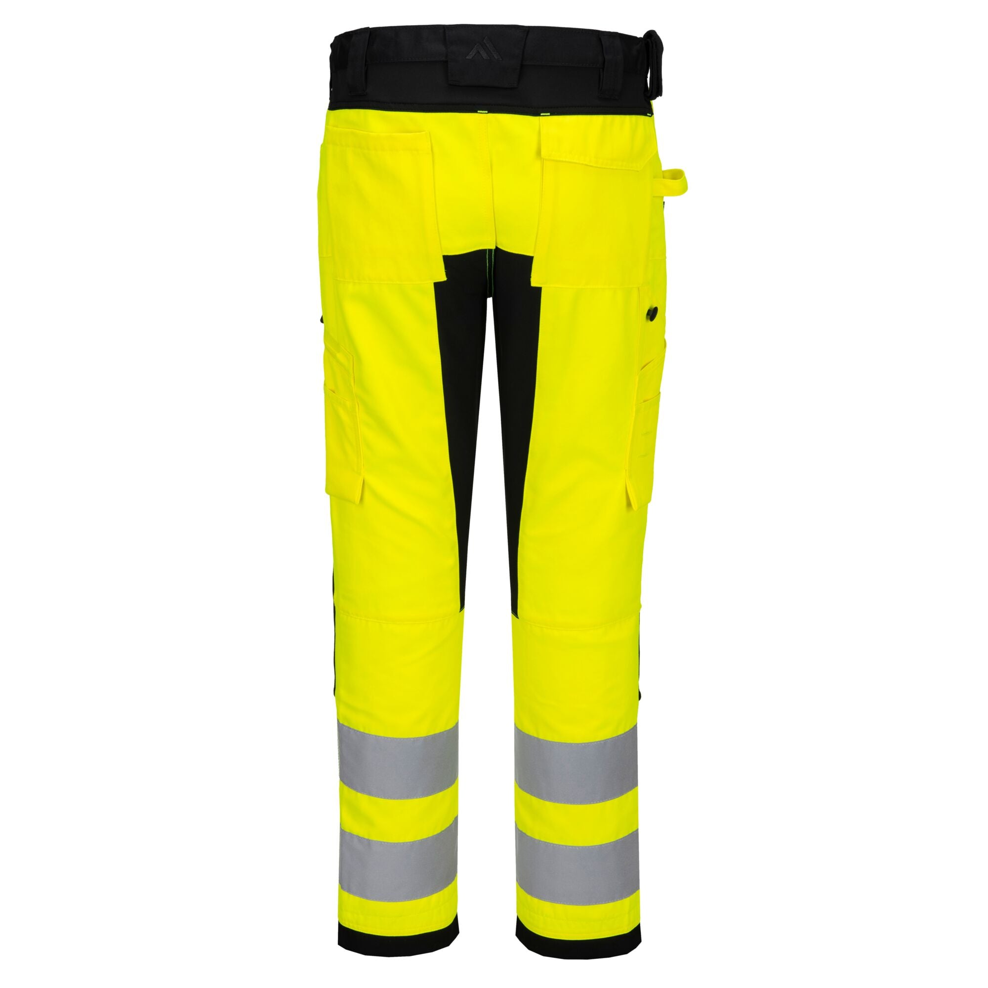WX2 Eco Stretch Broek - Geel/Zwart - achterkant