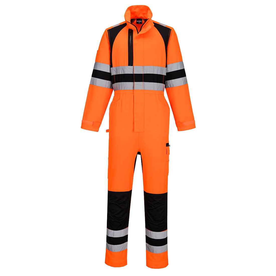 WX2 Eco Hi-Vis Coverall - Orange/Black