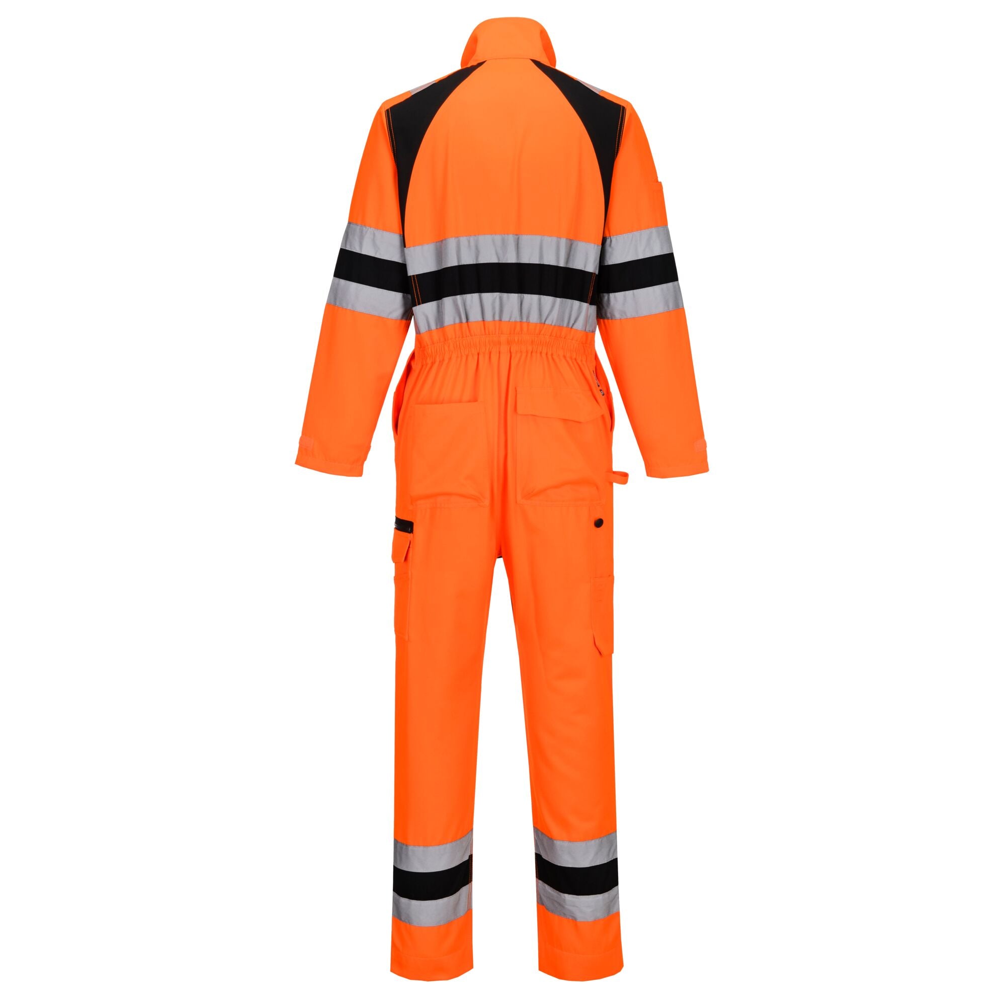 WX2 Eco HiVis - Oranje/Zwart - achterkant
