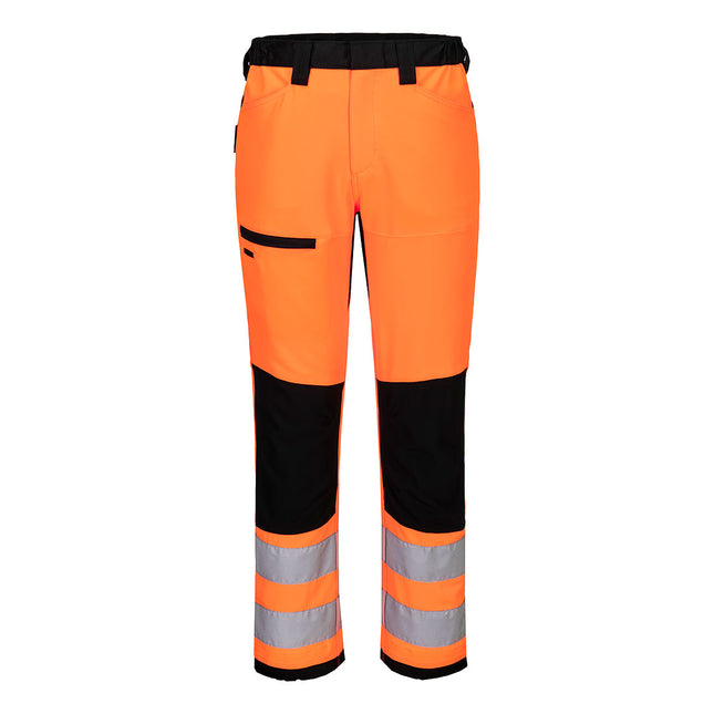 WX2 Eco Hi-Vis Class 2 Service Trouser - Orange/Black