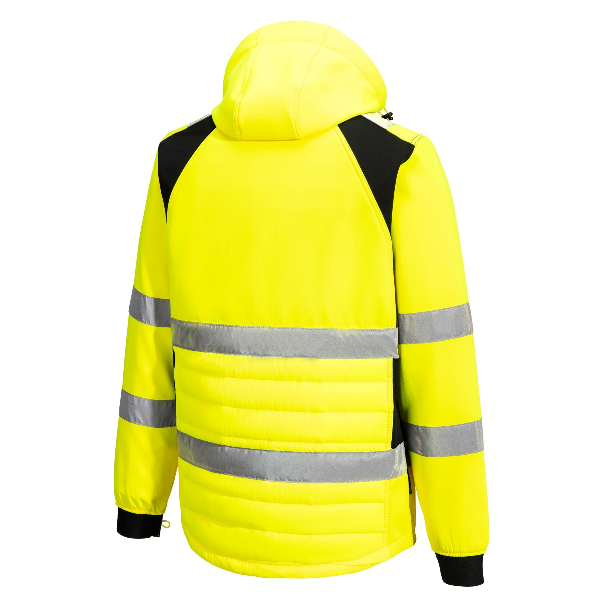 WX2 Eco Hi-Vis Hybride Jack - Geel/Zwart - opname 3