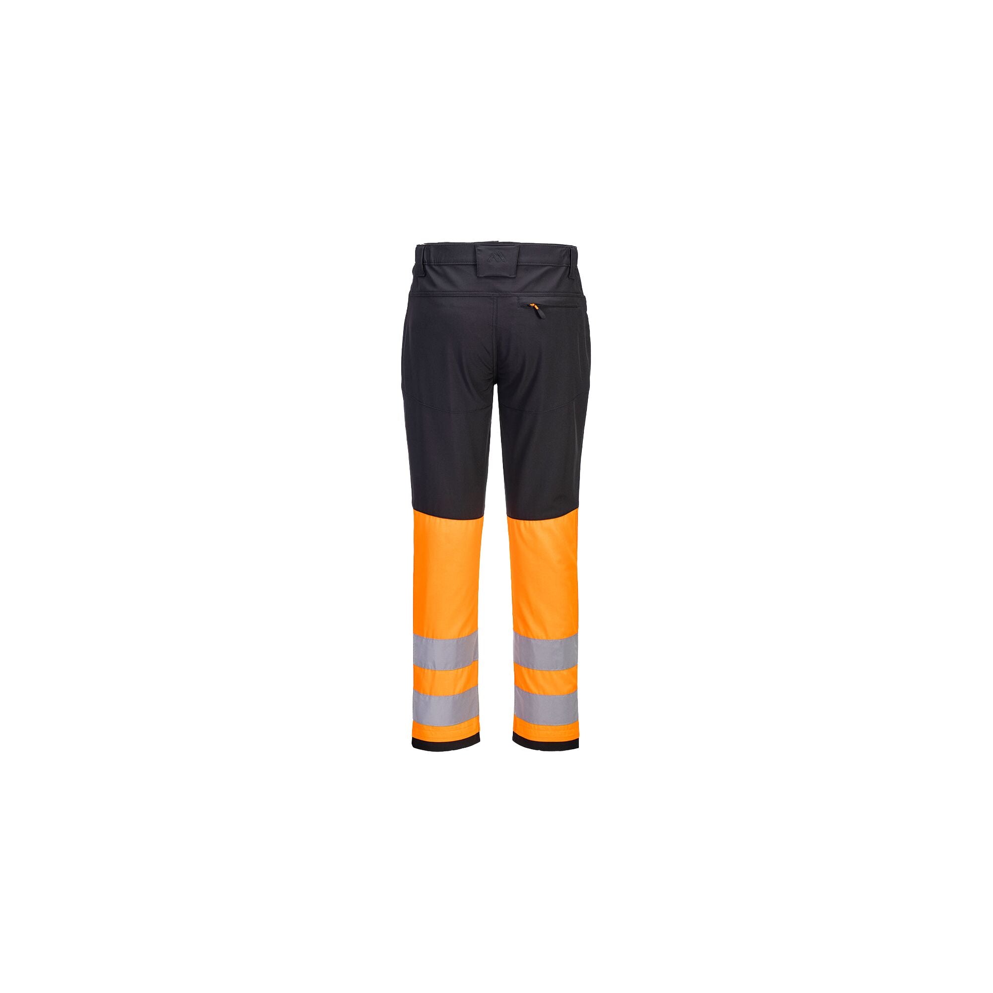 WX2 Eco Hi-Vis Klasse 1 Service Broek - Oranje/Zwart - achterkant