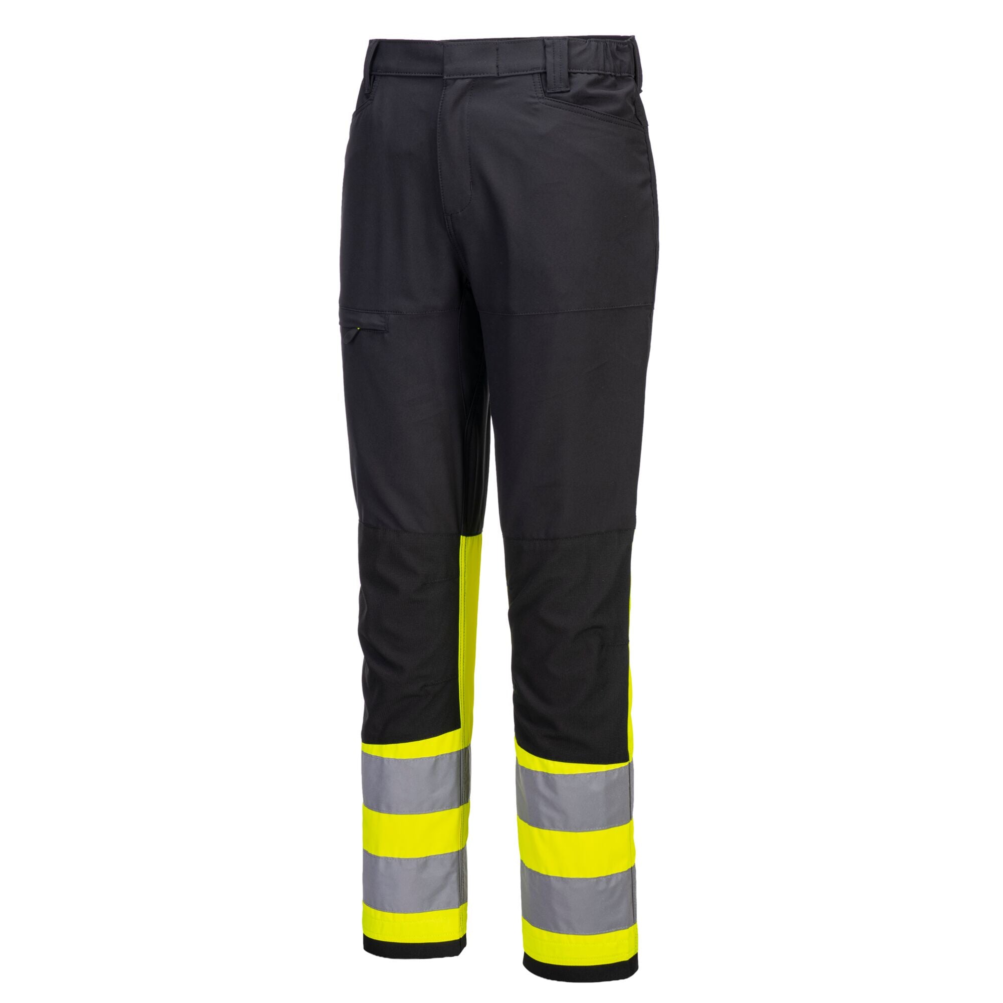 WX2 Eco Hi-Vis Klasse 1 Service Broek - Geel/Zwart - opname 2