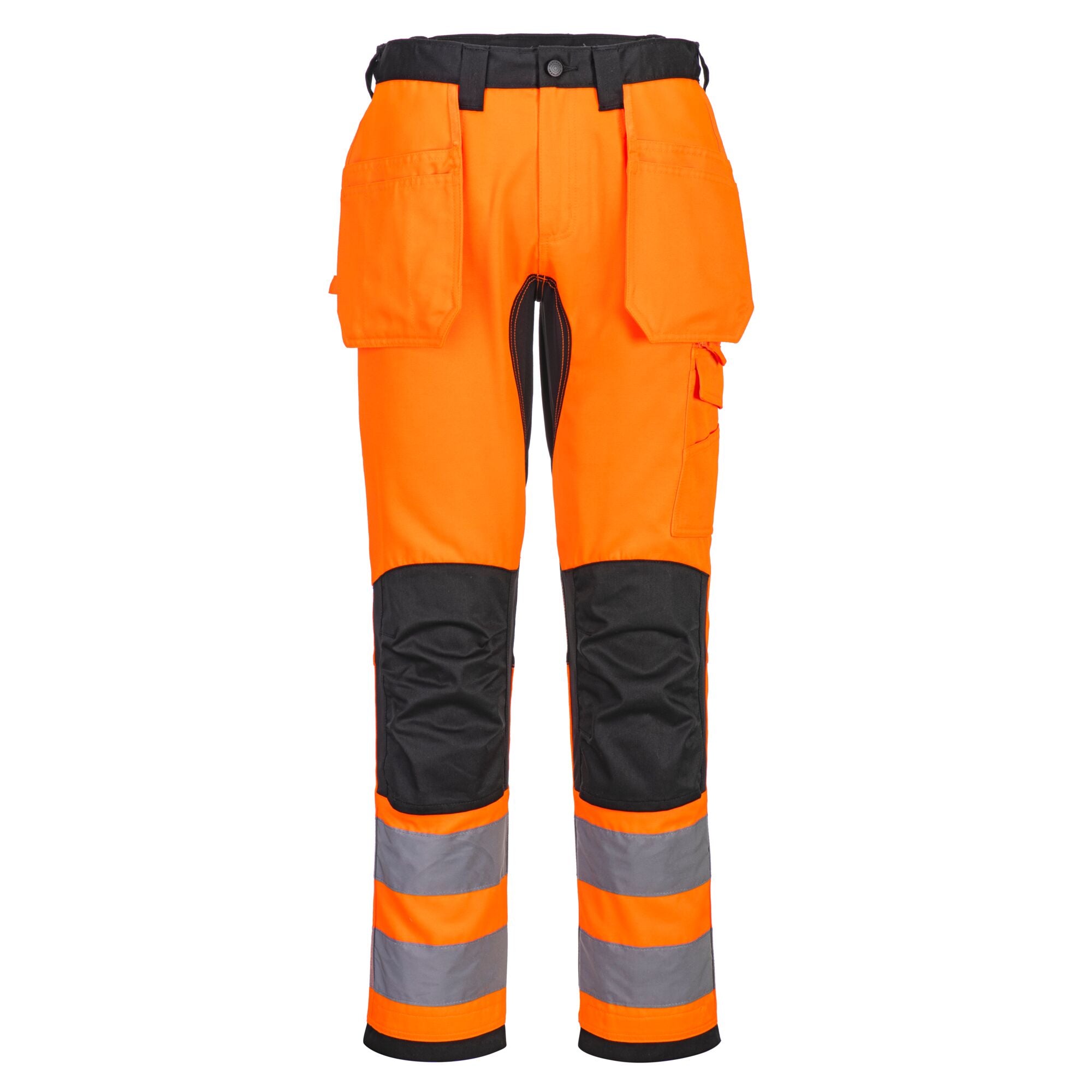 WX2 Eco Hi-Vis broek met Holsterzakken - Oranje/Zwart