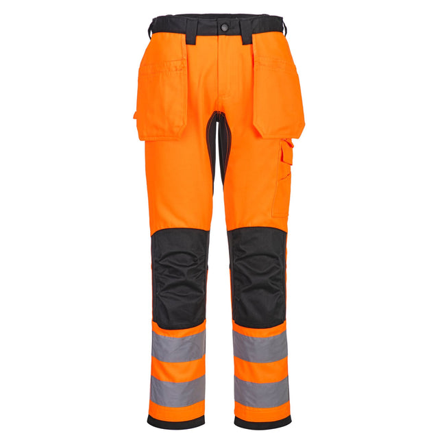 WX2 Eco Hi-Vis broek met Holsterzakken - Oranje/Zwart