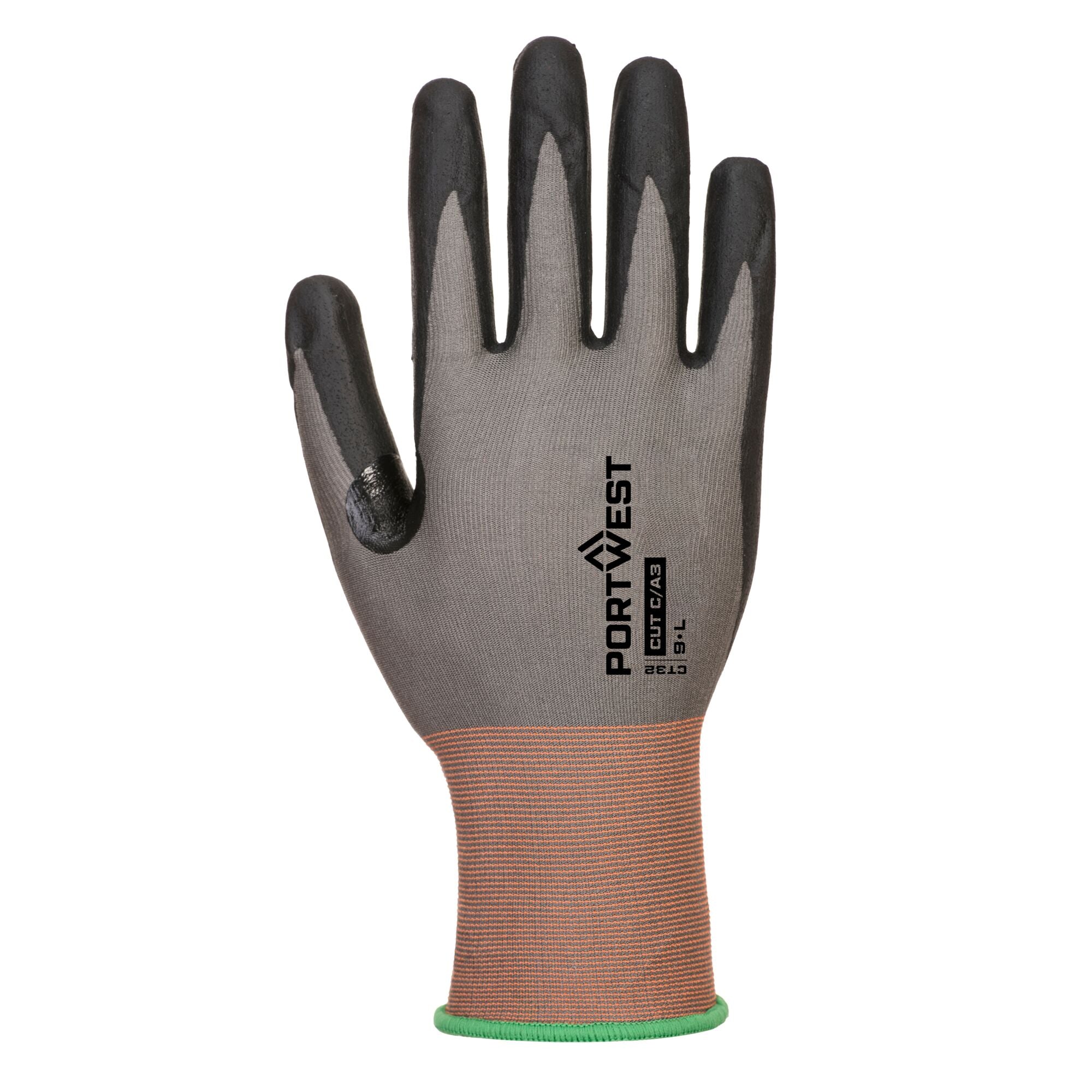 CT Cut C18 Nitril CT32 - Grijs/zwart - achterkant