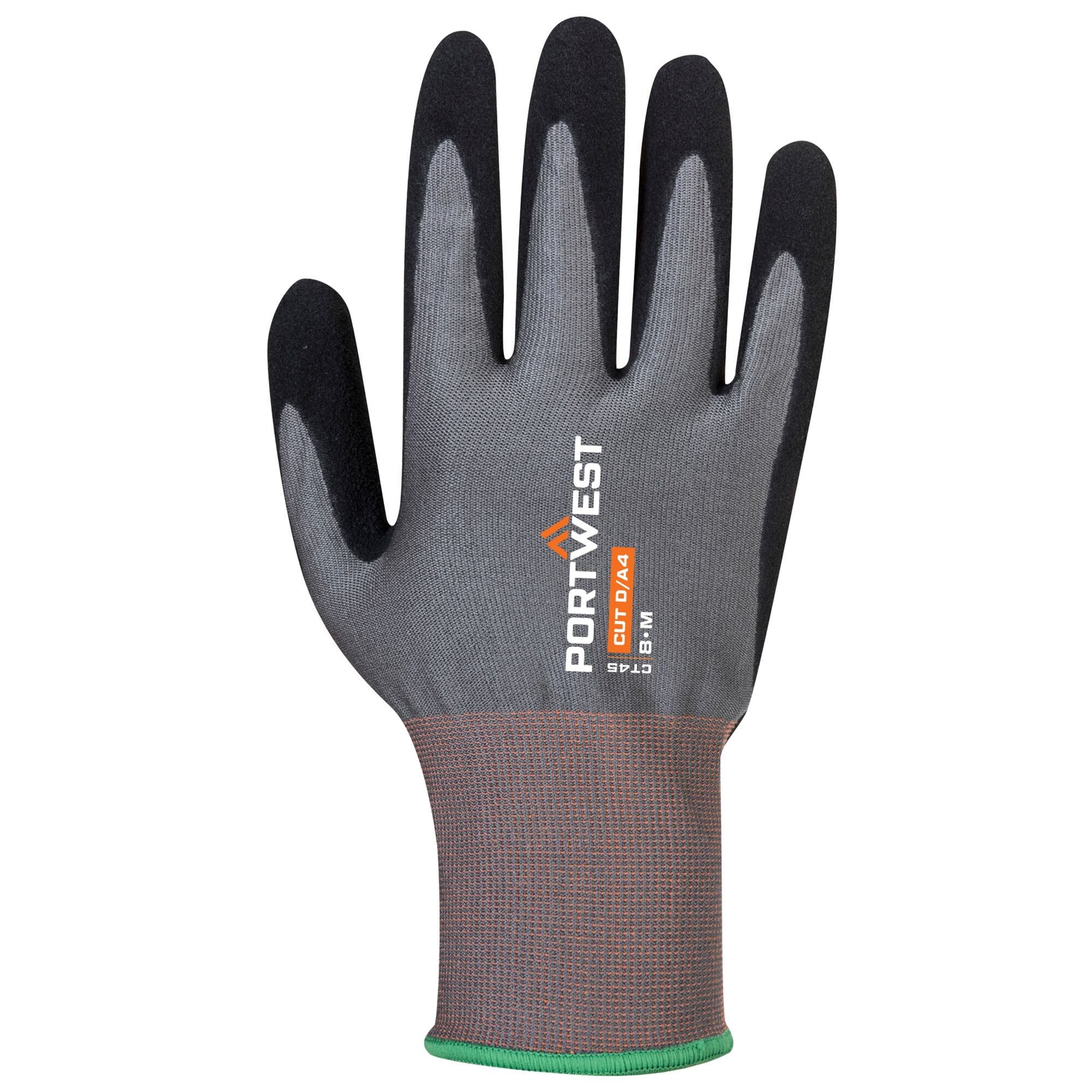 CT Cut D18 Nitril CT45 - Grijs/zwart - achterkant