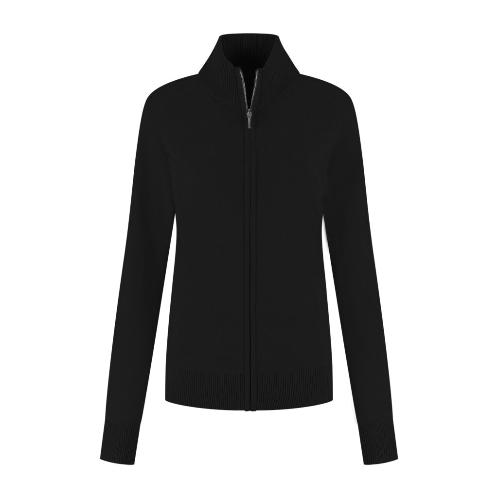 Santino Zip Cardigan Plano Ladies