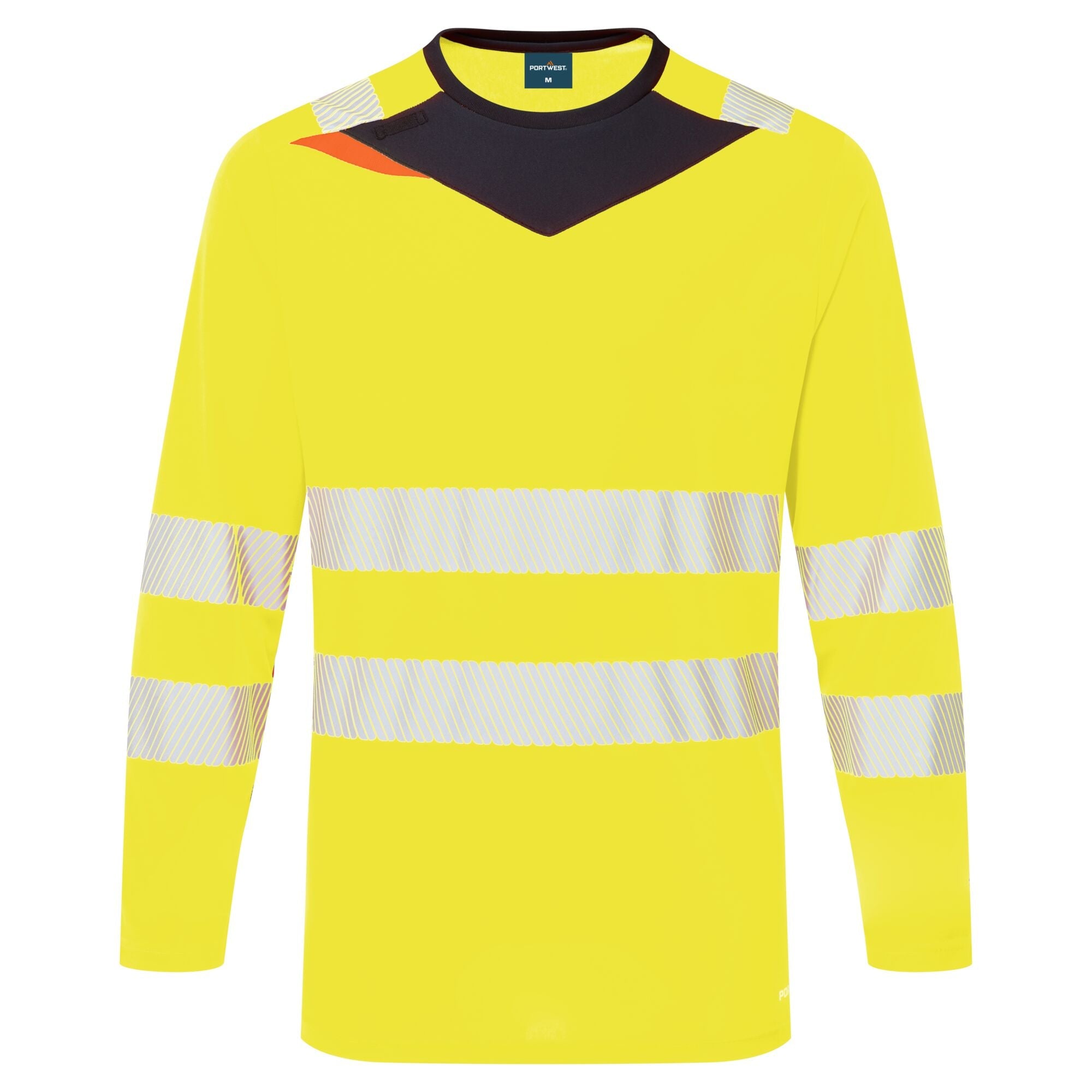 DX4 Hi-Vis T-shirt L/M - Geel/Zwart