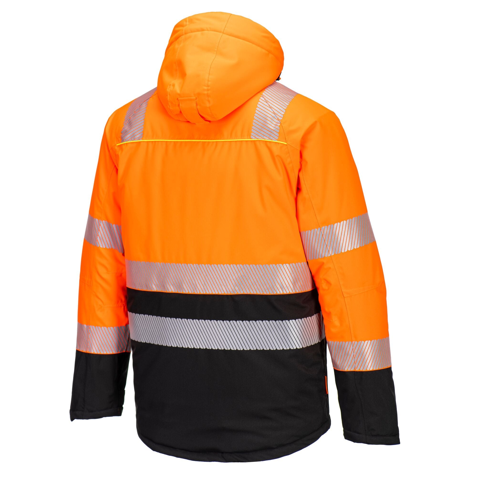 DX4 Hi-Vis Klasse 2 Winterjack - Oranje/Zwart - opname 3