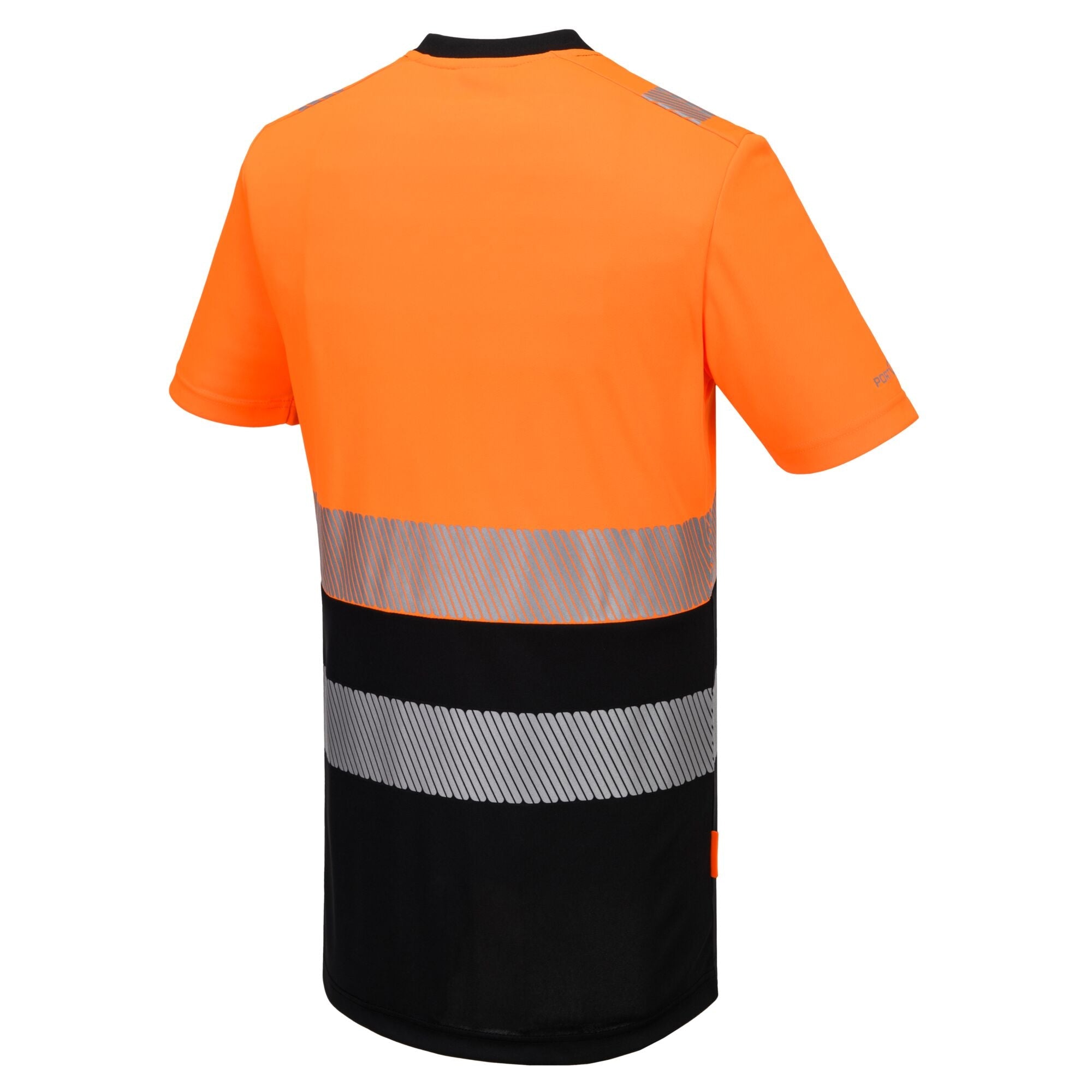 DX4 Hi-Vis T-shirt korte mouw klasse 1 - Oranje/Zwart - opname 3