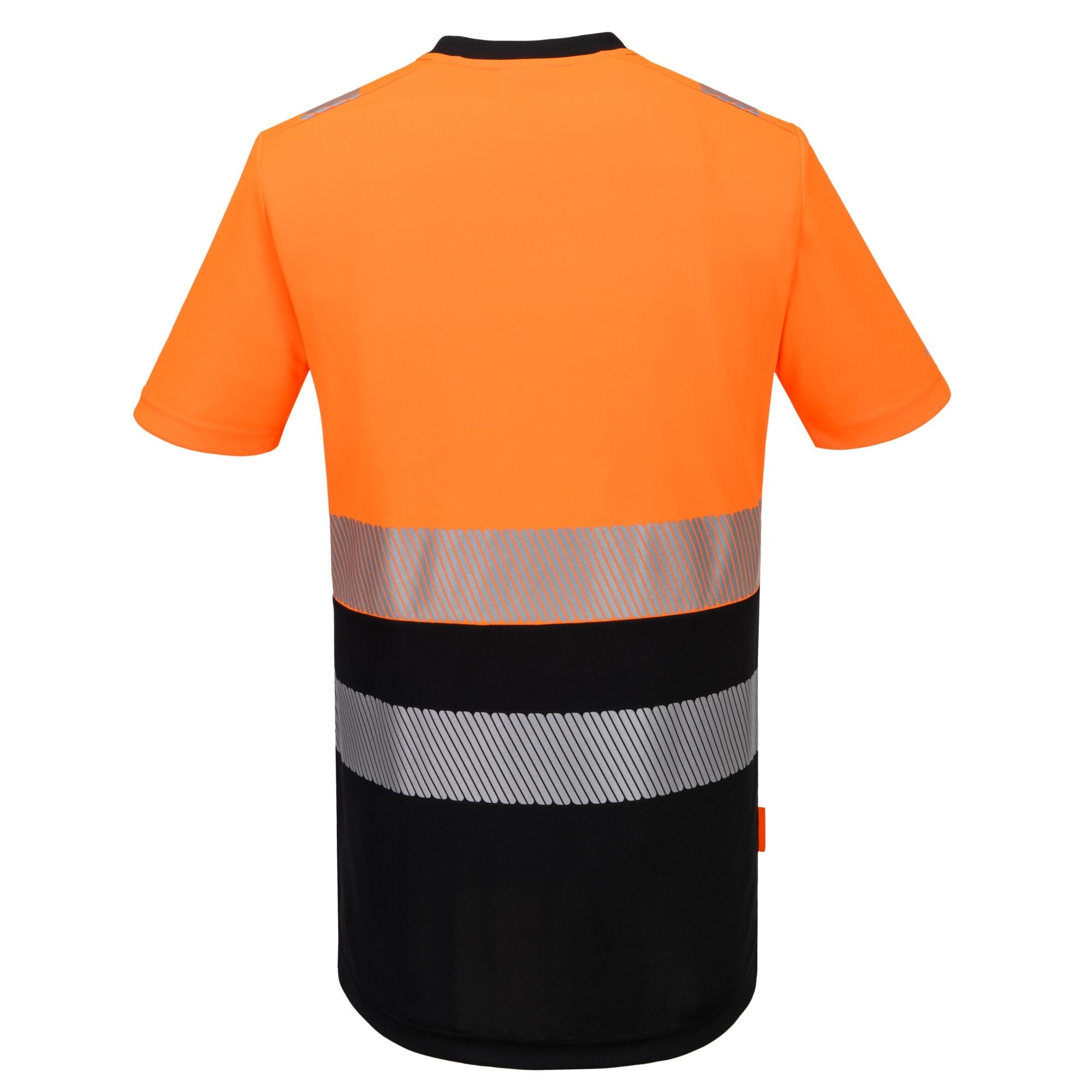 DX4 Hi-Vis T-shirt korte mouw klasse 1 - Oranje/Zwart - achterkant