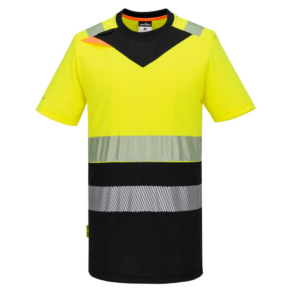 DX4 Hi-Vis Class 1 T-Shirt S/S - Yellow/Black