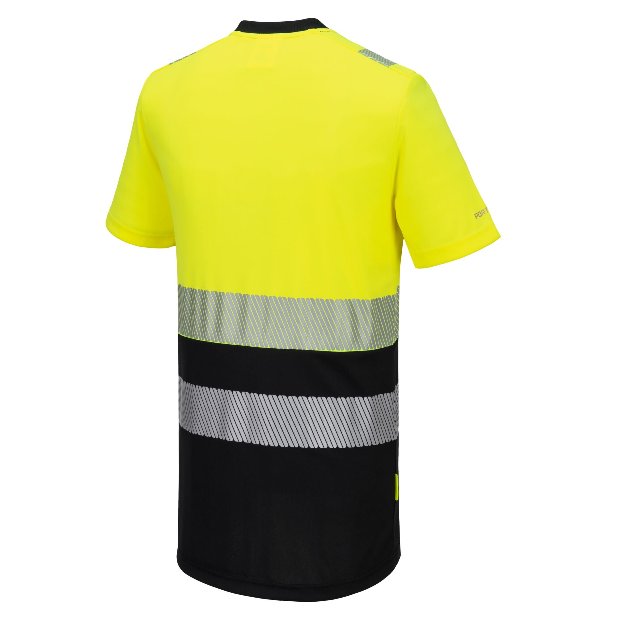 DX4 Hi-Vis T-shirt korte mouw klasse 1 - Geel/Zwart - opname 2