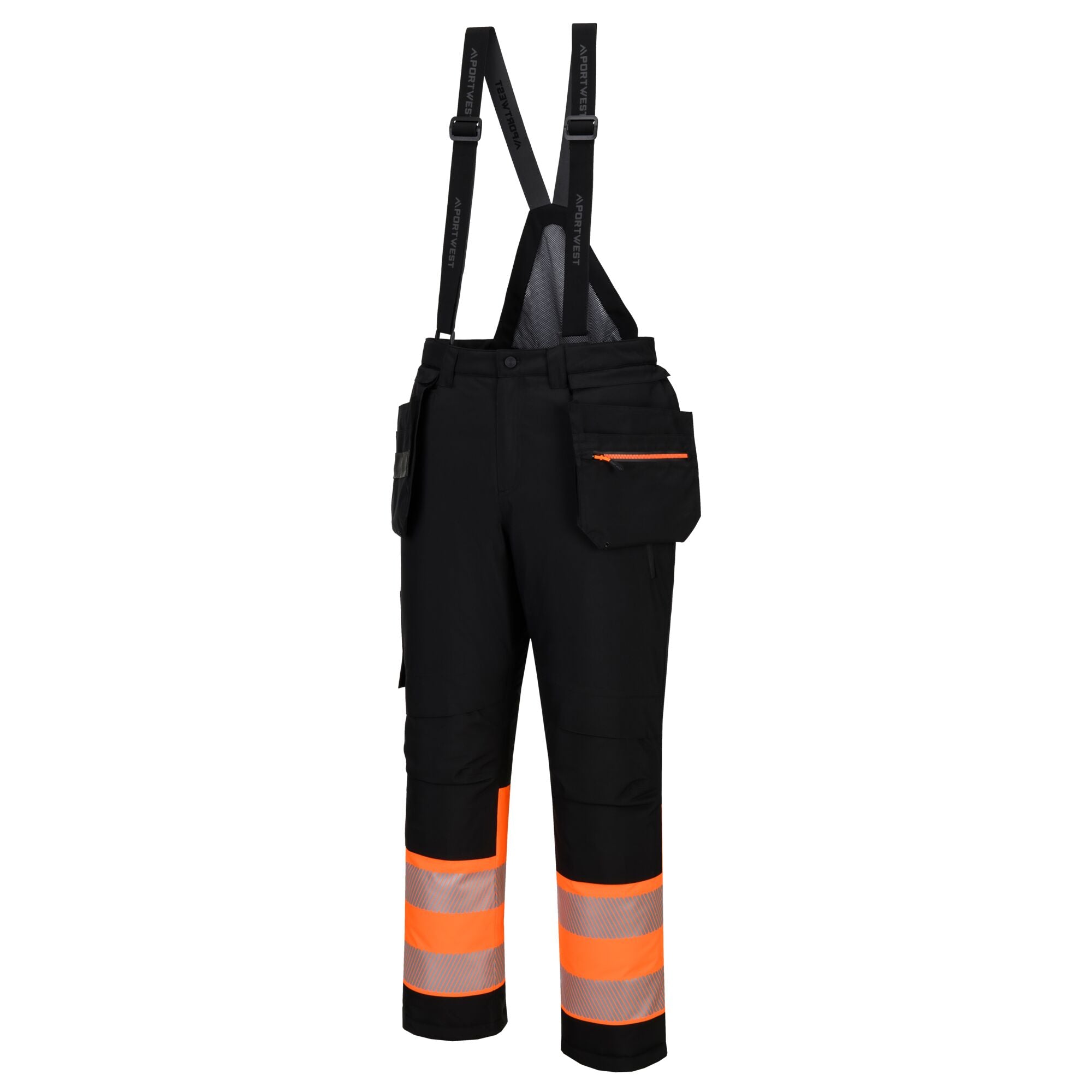 DX4 Hi-Vis Klasse 1 Winter Amerikaanse Overall - Oranje/Zwart - opname 2