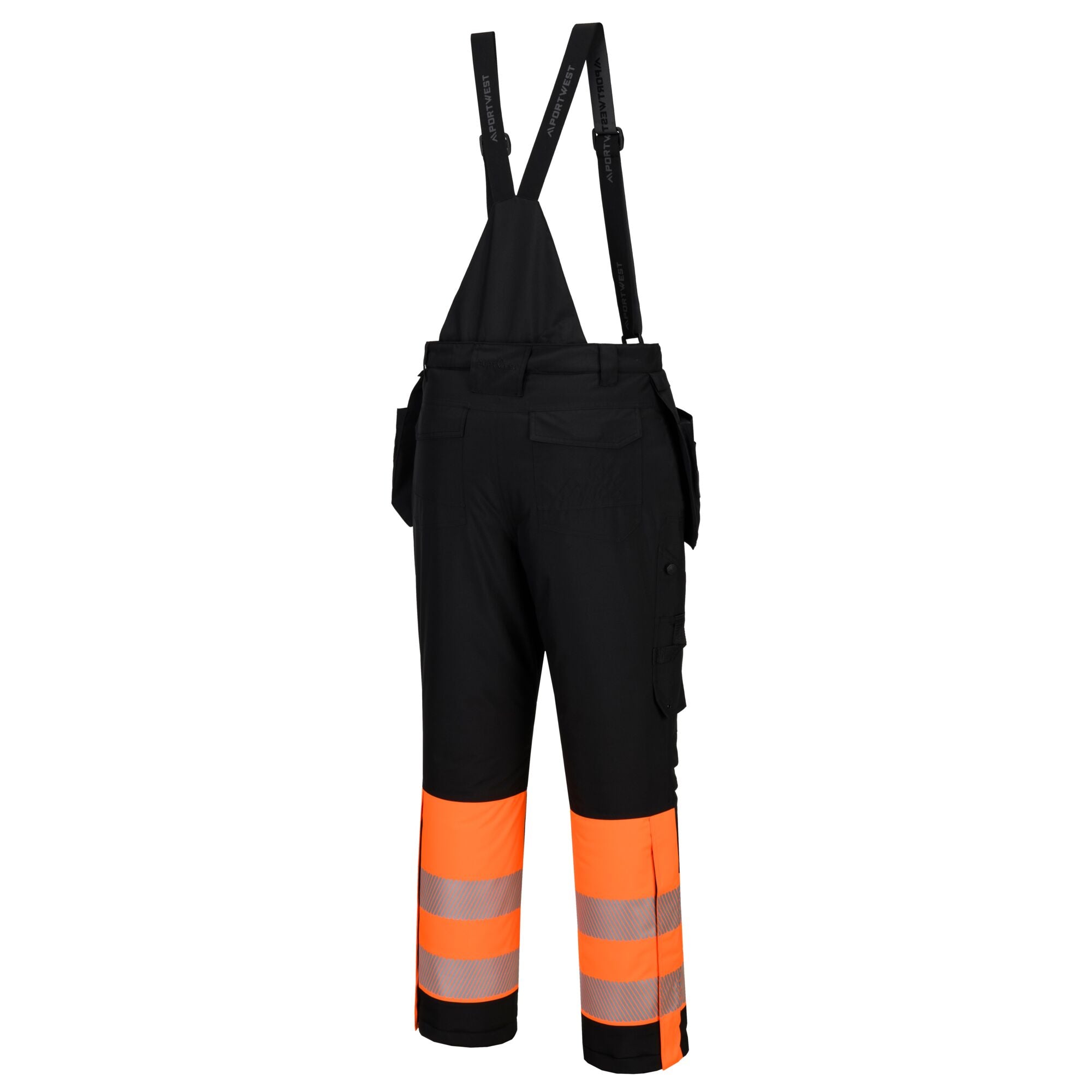 DX4 Hi-Vis Klasse 1 Winter Amerikaanse Overall - Oranje/Zwart - opname 3