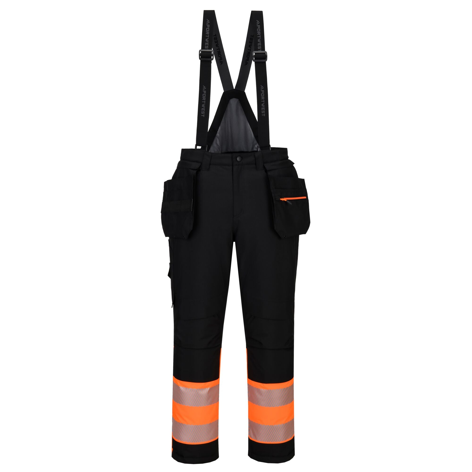 DX4 Hi-Vis Klasse 1 Winter Amerikaanse Overall - Oranje/Zwart