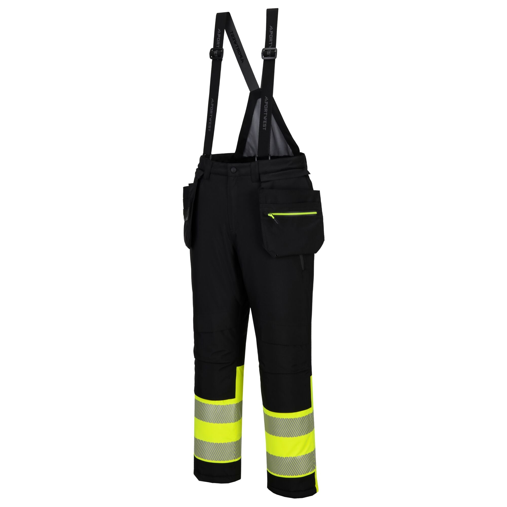DX4 Hi-Vis Klasse 1 Winter Amerikaanse Overall - Geel/Zwart - opname 2