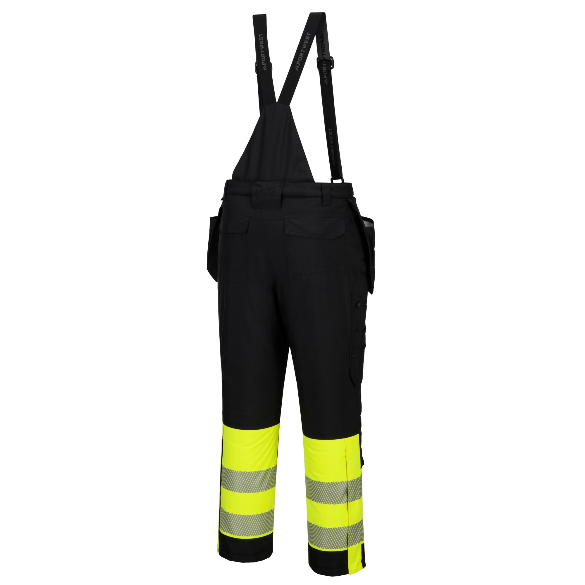 DX4 Hi-Vis Klasse 1 Winter Amerikaanse Overall - Geel/Zwart - opname 3