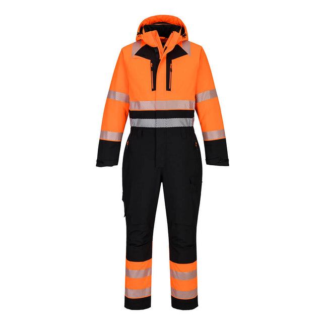 DX4 Hi-Vis Winter Coverall - Orange/Black