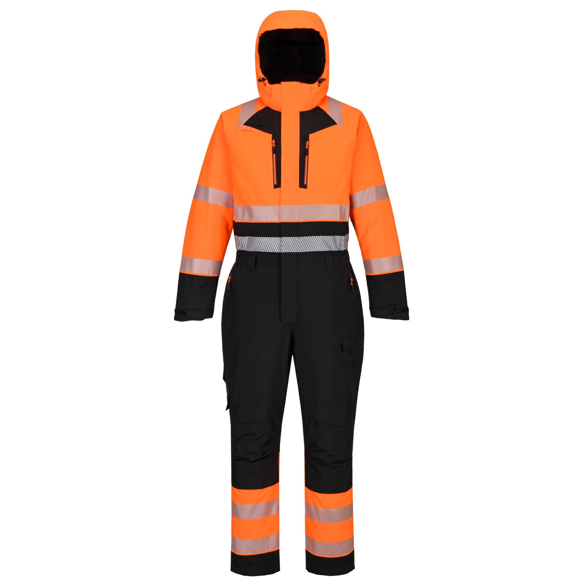 DX4 Hi-Vis Winteroverall - Oranje/Zwart - opname 4