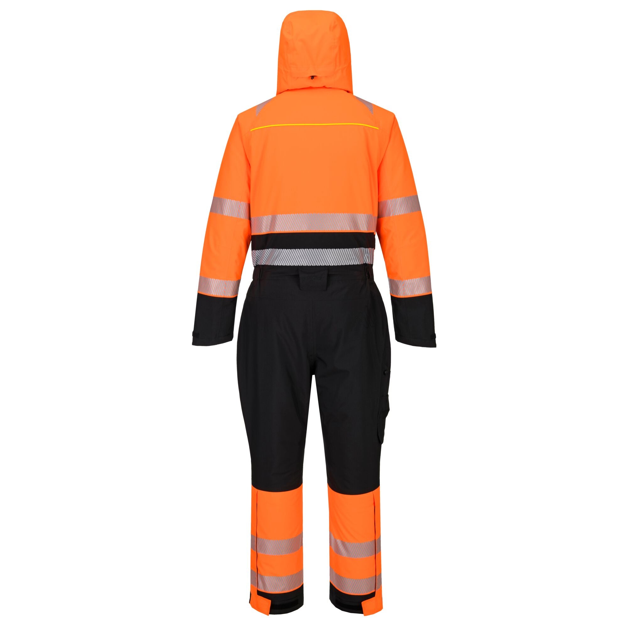 DX4 Hi-Vis Winteroverall - Oranje/Zwart - achterkant