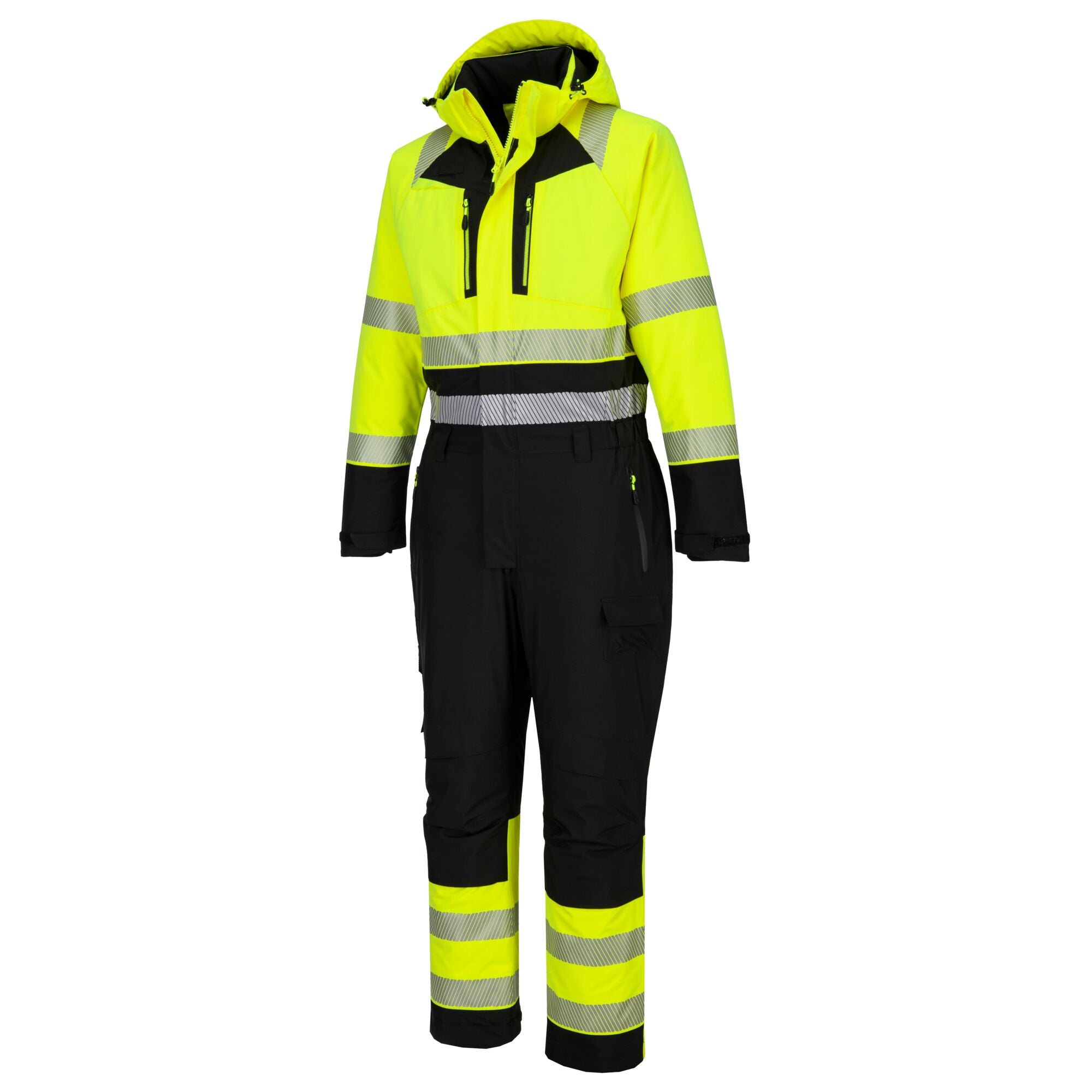 DX4 Hi-Vis Winteroverall - Geel/Zwart - opname 2