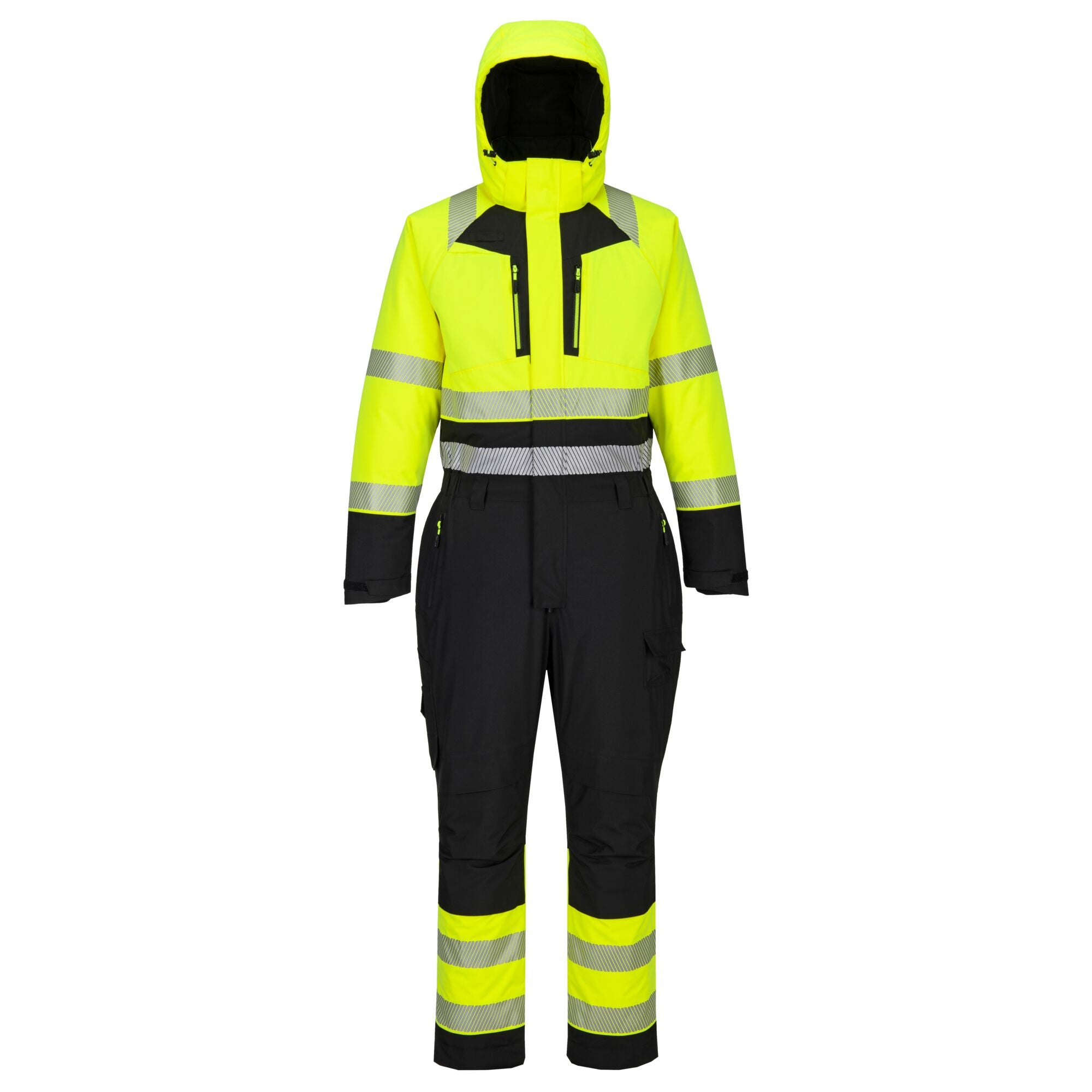 DX4 Hi-Vis Winteroverall - Geel/Zwart - opname 4