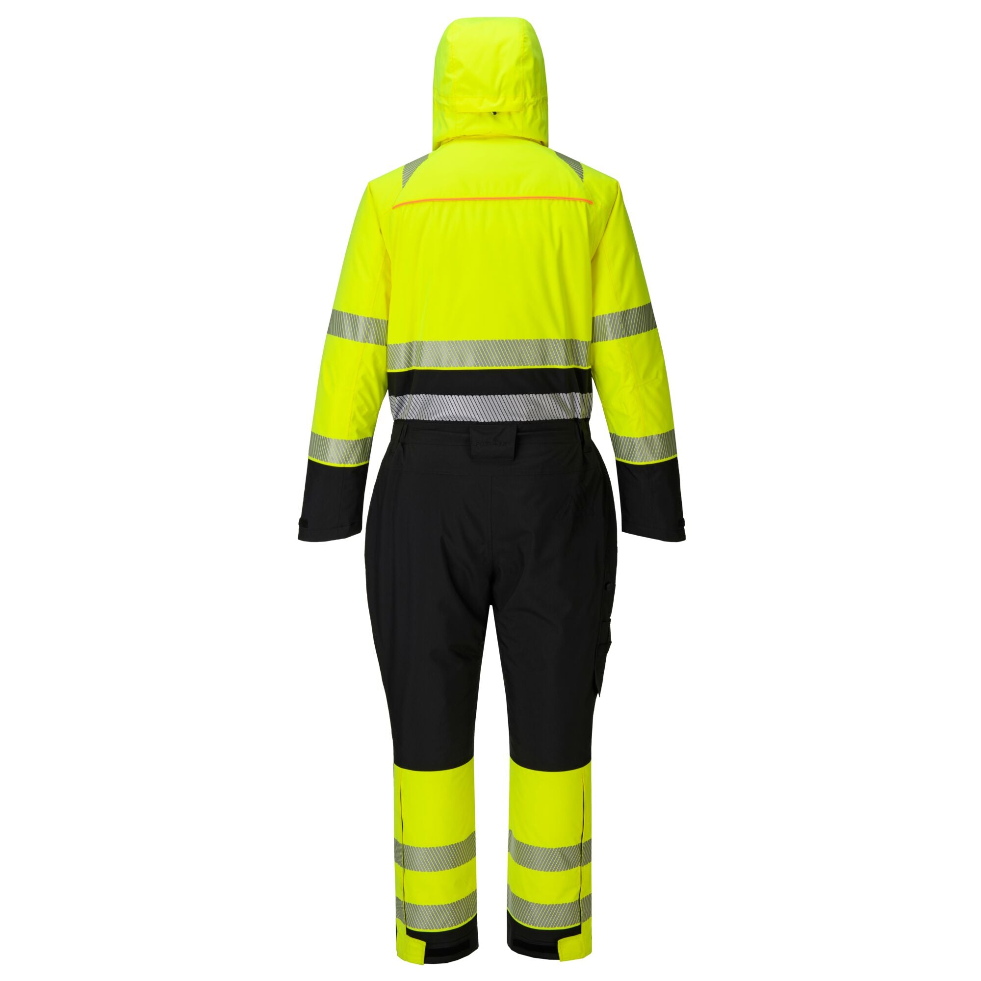 DX4 Hi-Vis Winteroverall - Geel/Zwart - achterkant