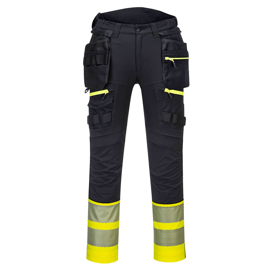 Portwest DX4 Hi-Vis afneembare holsterzak klasse 1 broek Werkbroek