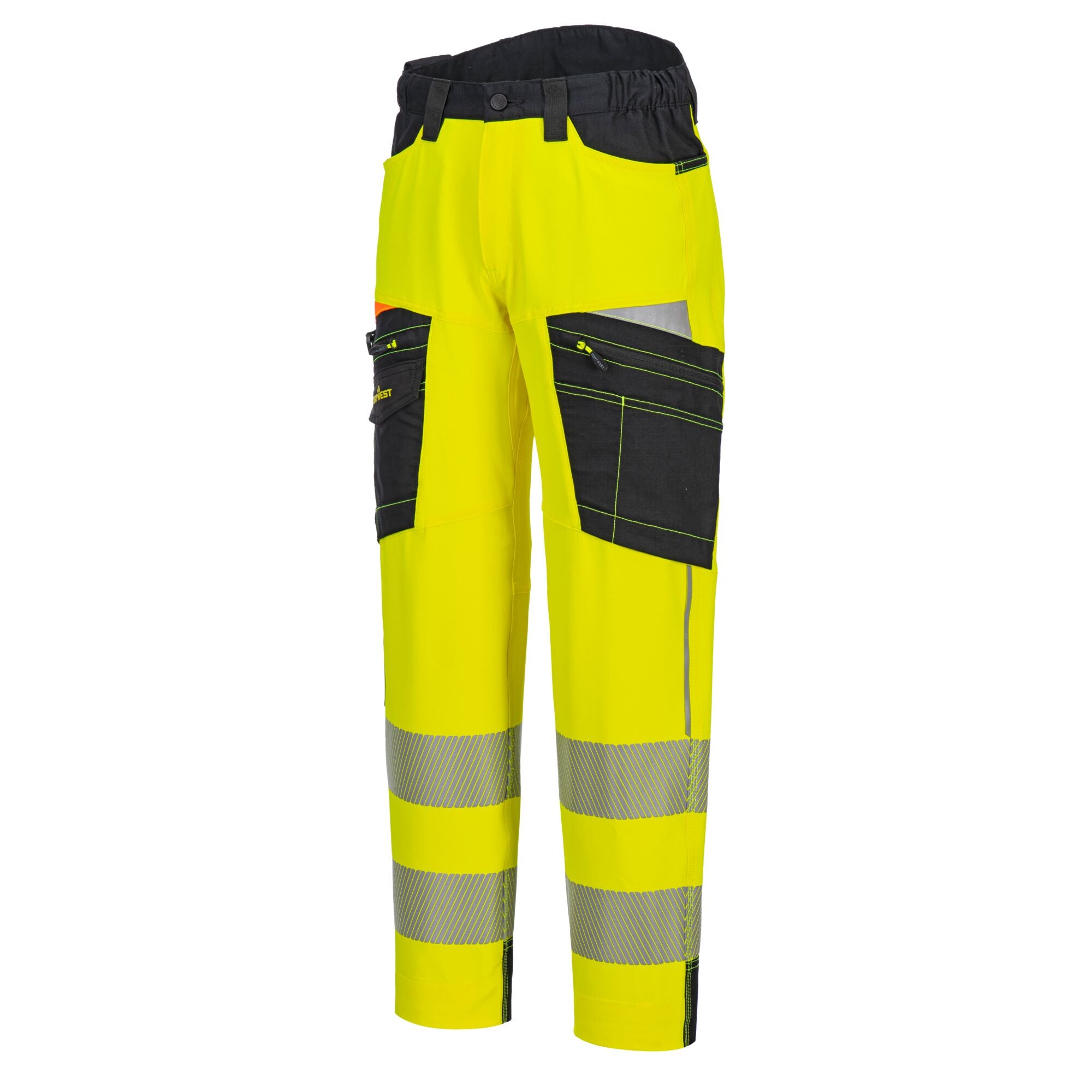 DX4 Hi-Vis Service Broek - Geel/Zwart - opname 2