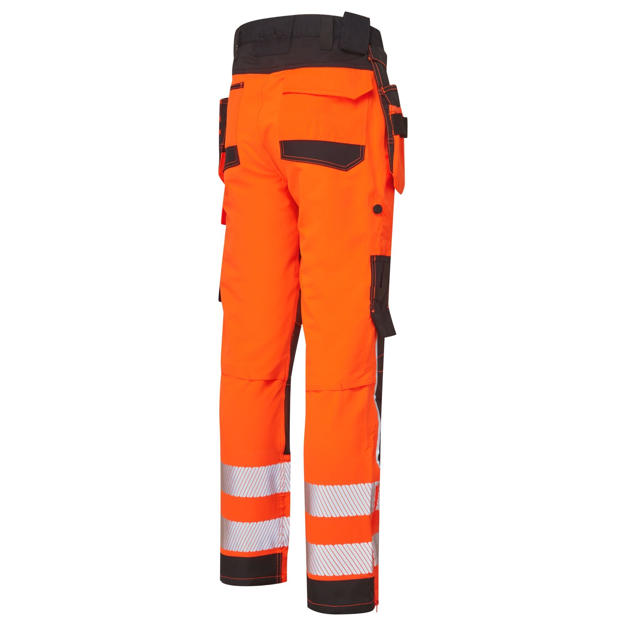 DX4-Hi-Vis Broek met afneembare holsterzakken DX454 - Oranje/Zwart - opname 3
