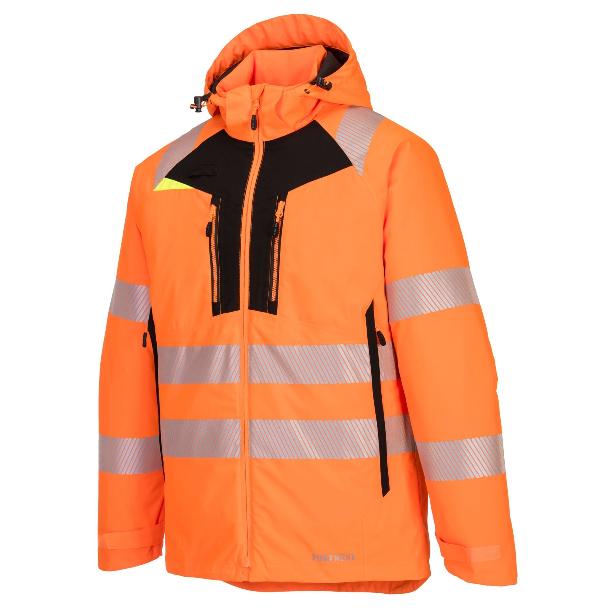 DX4 Hi-Vis winterjack - Oranje/Zwart - opname 2