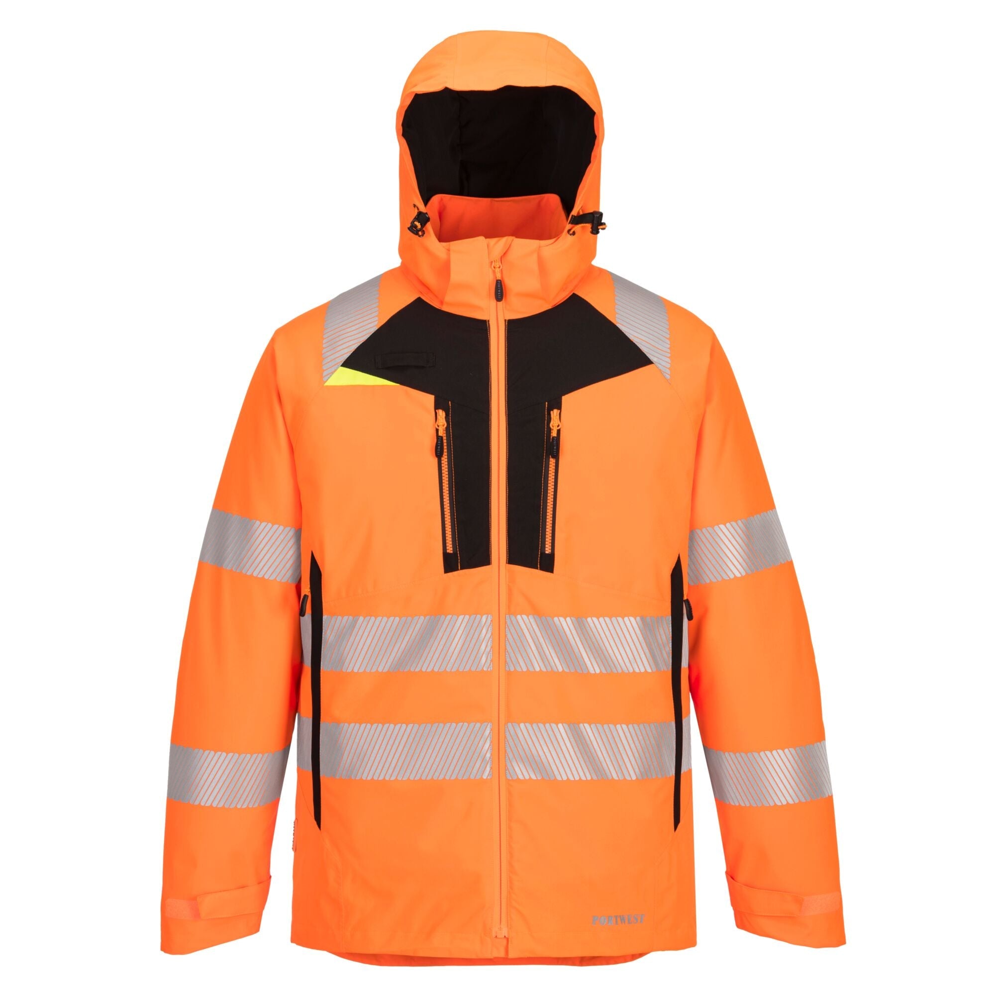 DX4 Hi-Vis winterjack - Oranje/Zwart - opname 4