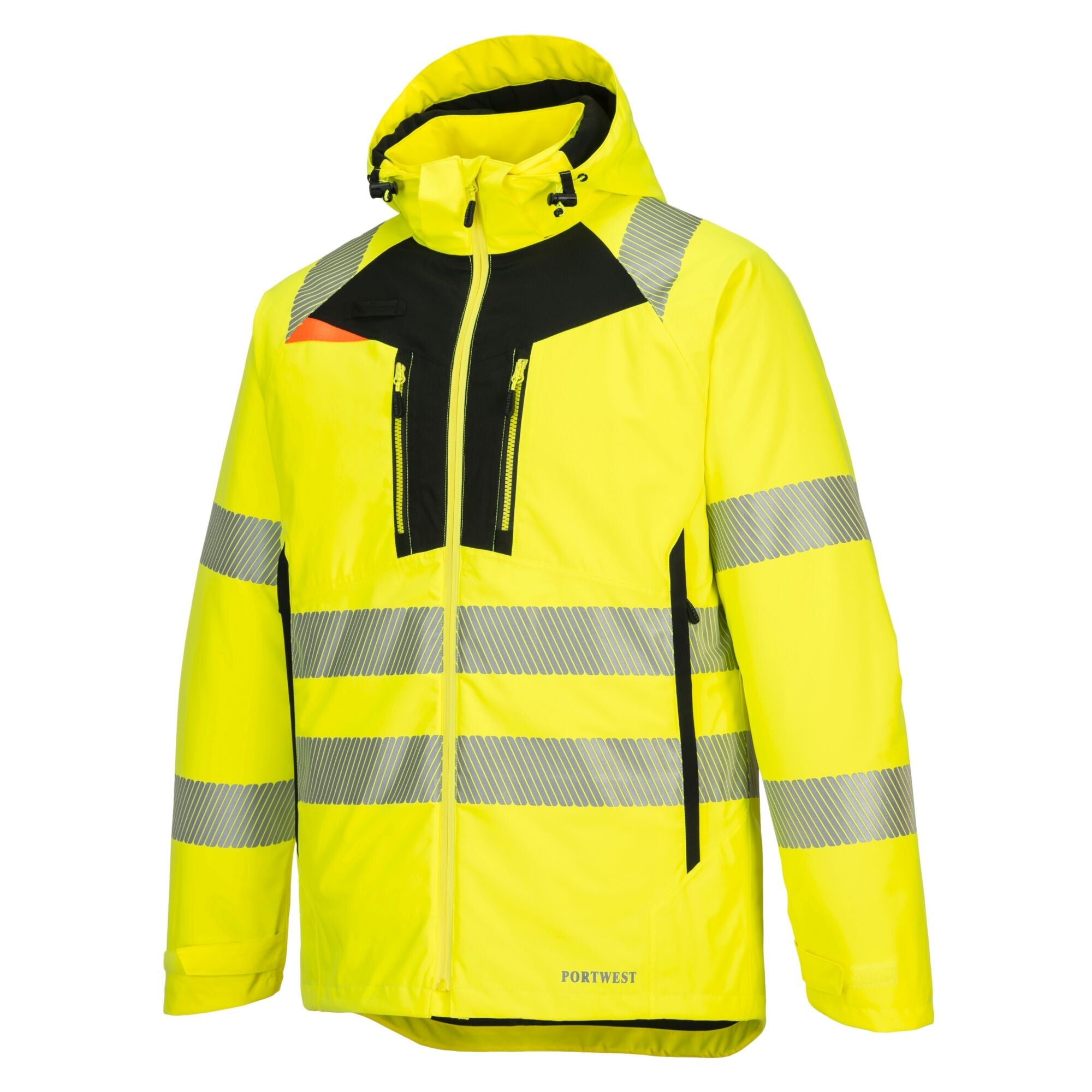DX4 Hi-Vis winterjack - Geel/Zwart - opname 2