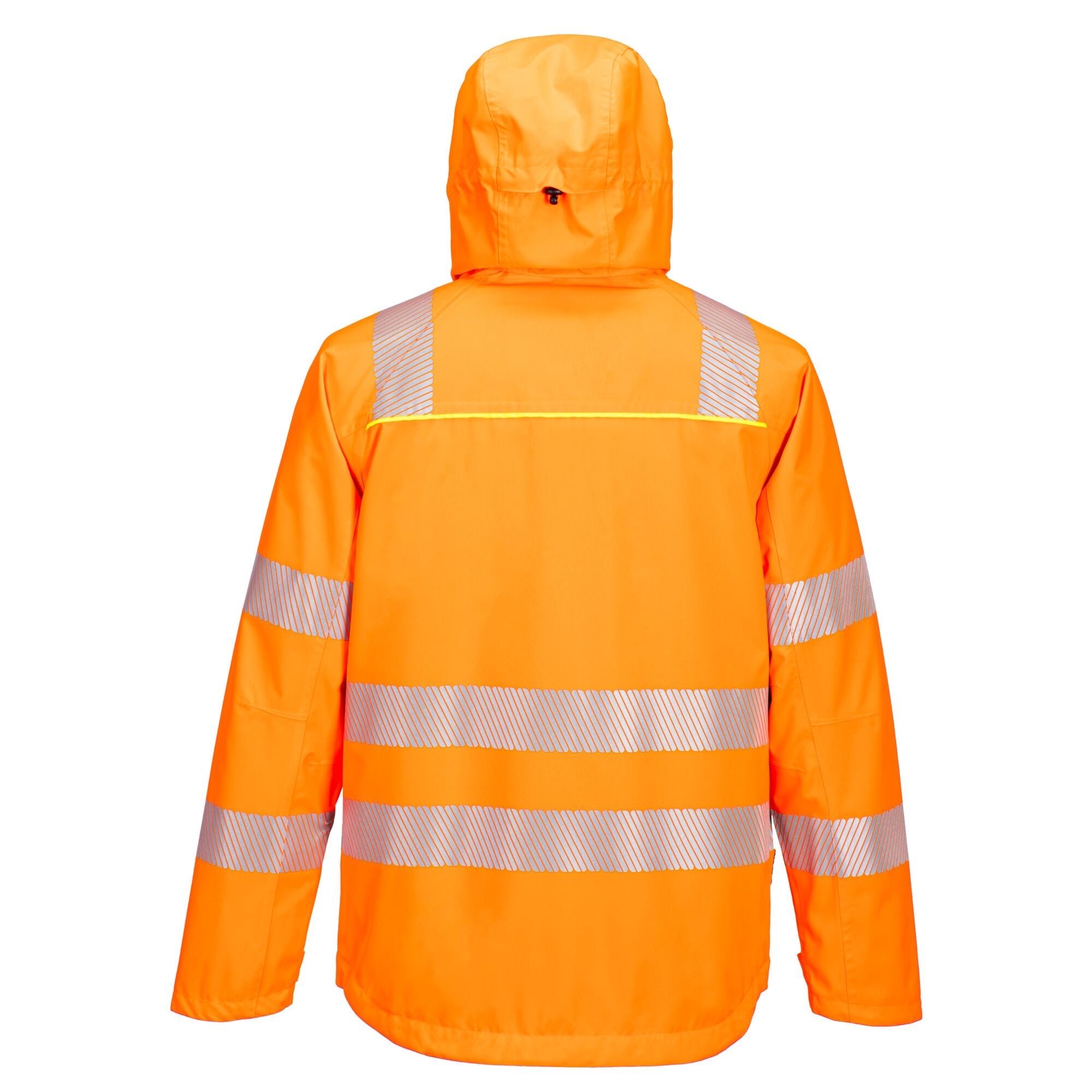 DX4 Hi-Vis Regenjack - Oranje - achterkant