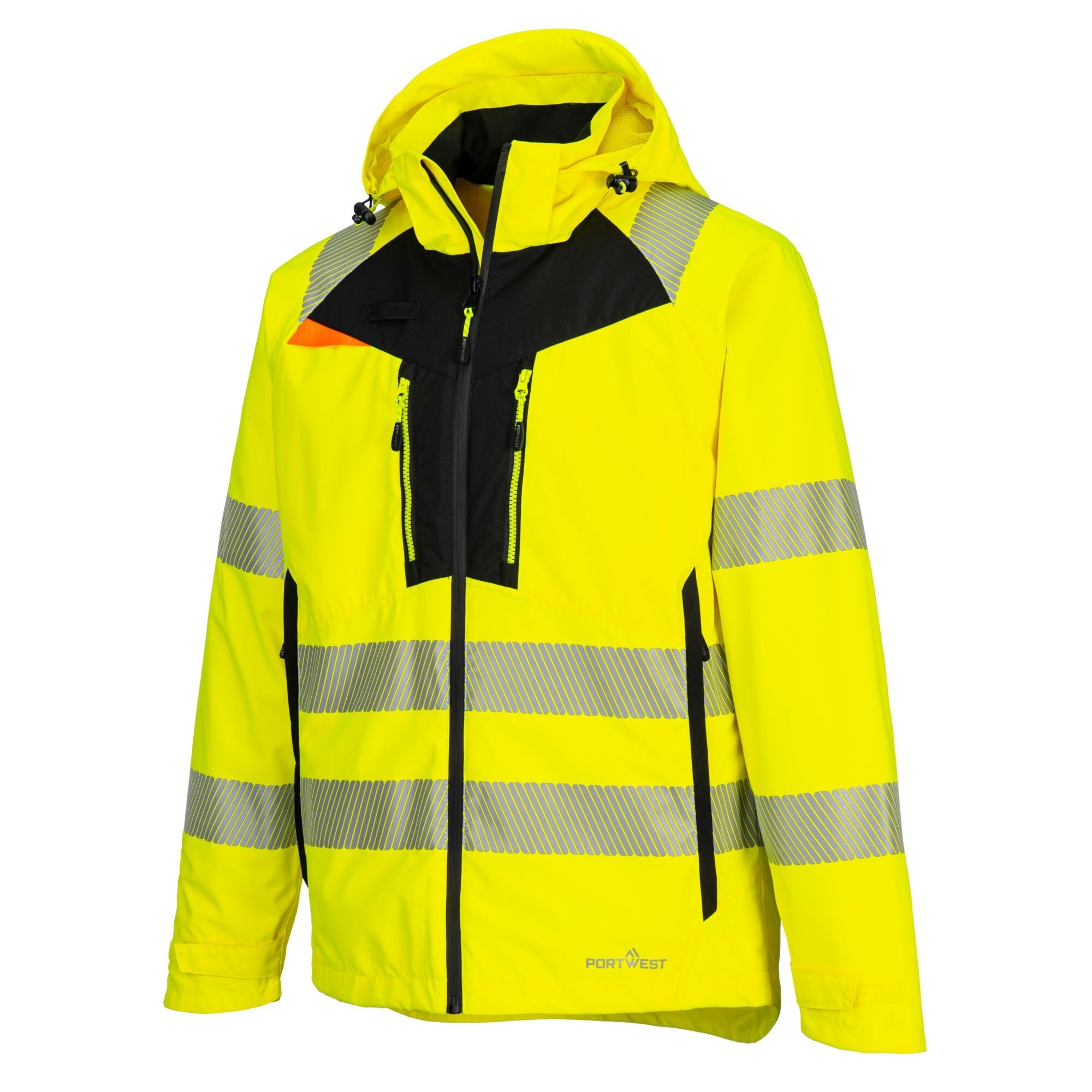 DX4 Hi-Vis Regenjack - Geel - opname 2