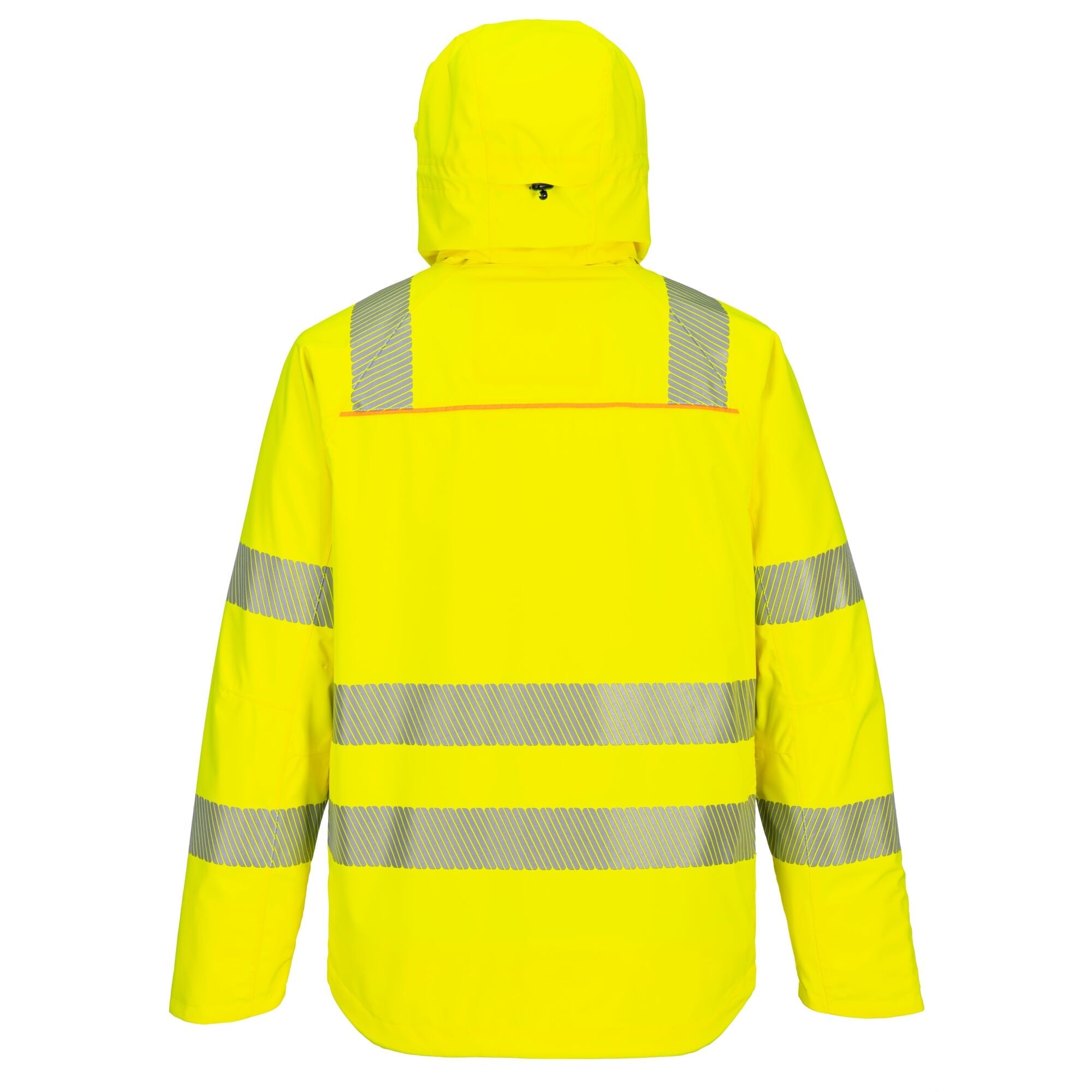 DX4 Hi-Vis Regenjack - Geel - achterkant