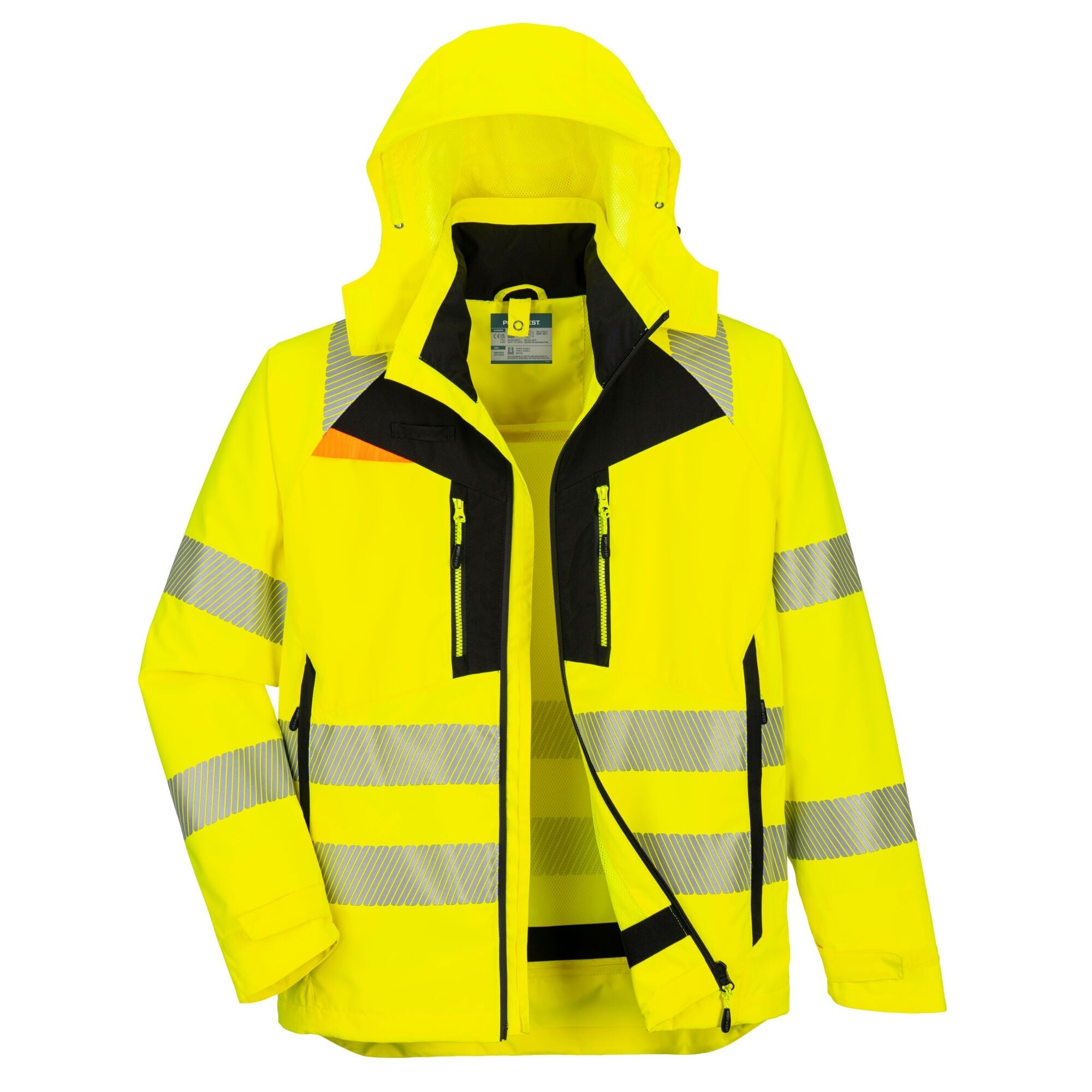 DX4 Hi-Vis 4-in-1 Jack - Geel/Zwart