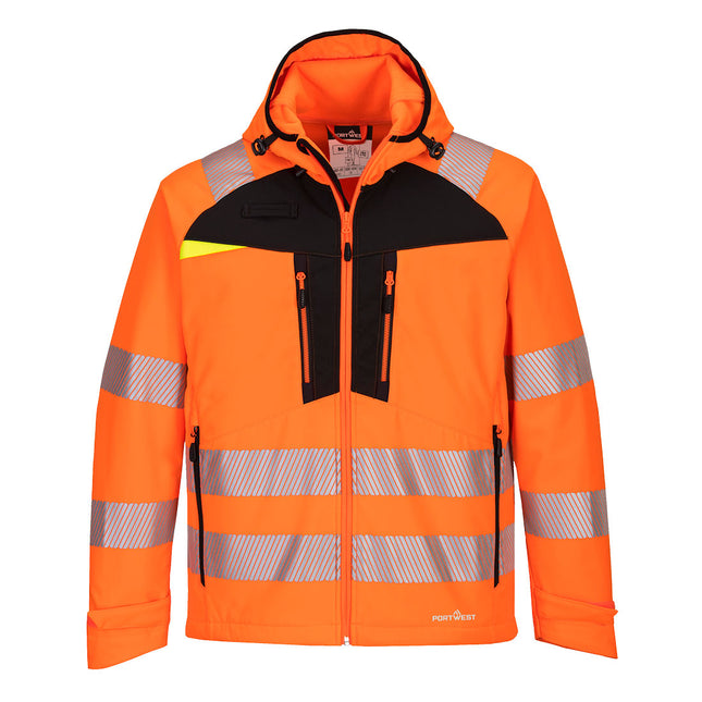 DX4 Hi-Vis Softshell (3L) - Orange/Black