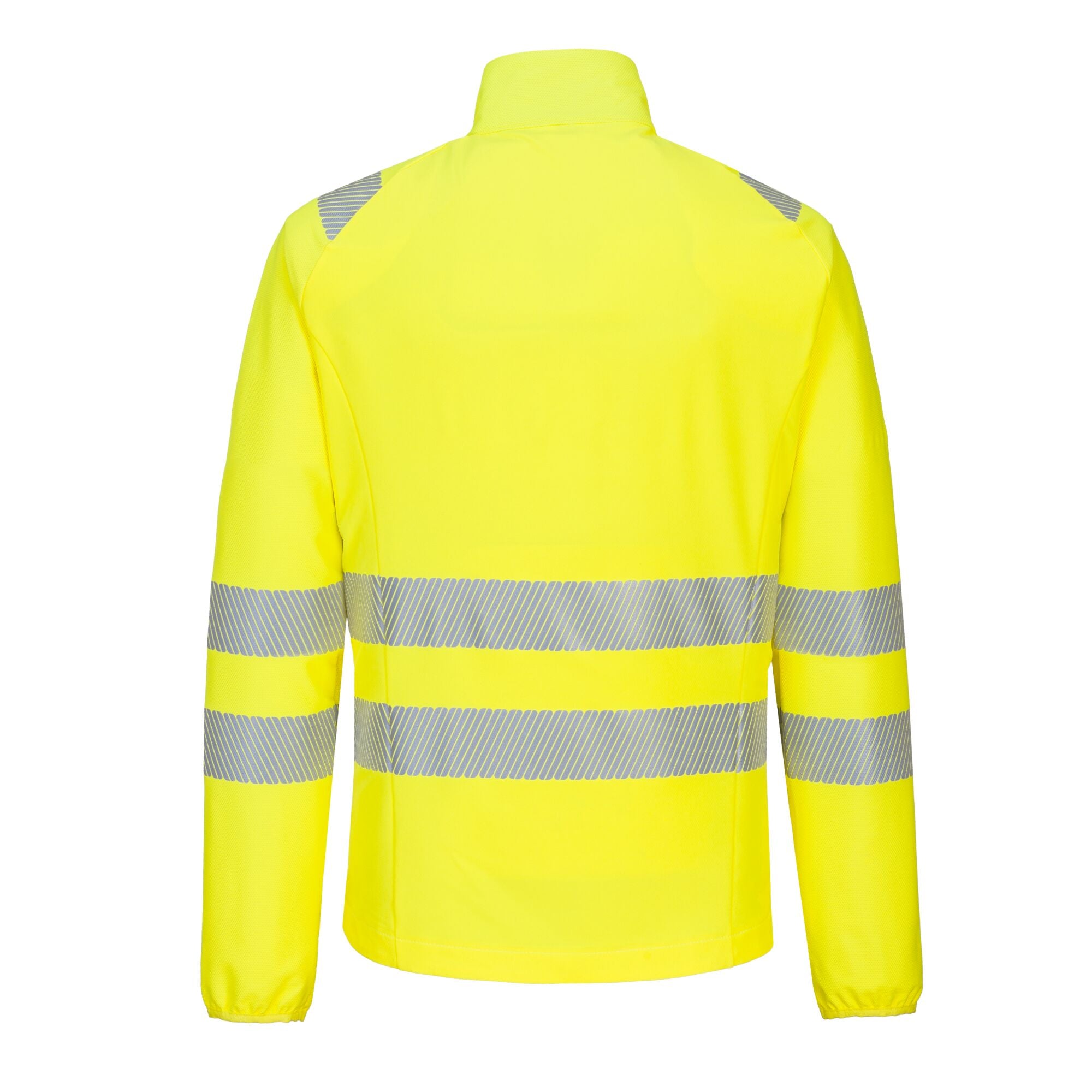 DX4 Hi-Vis Zip Base Layer - Geel/Zwart - achterkant