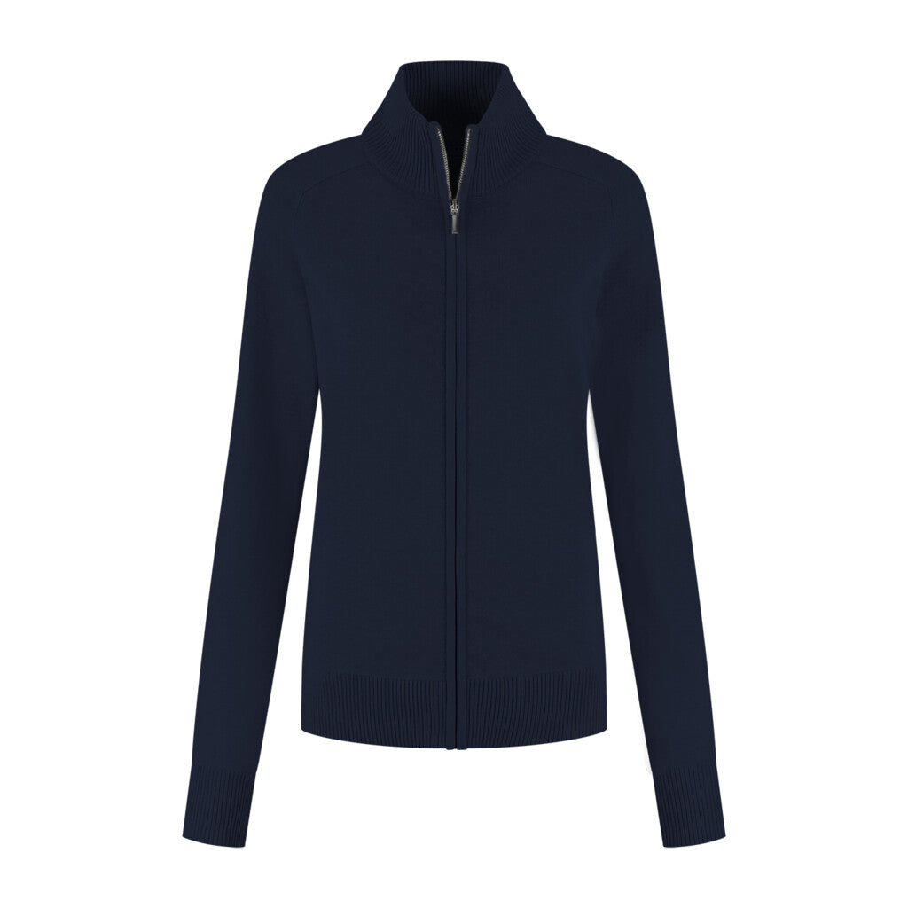 Santino Zip Cardigan Plano Ladies